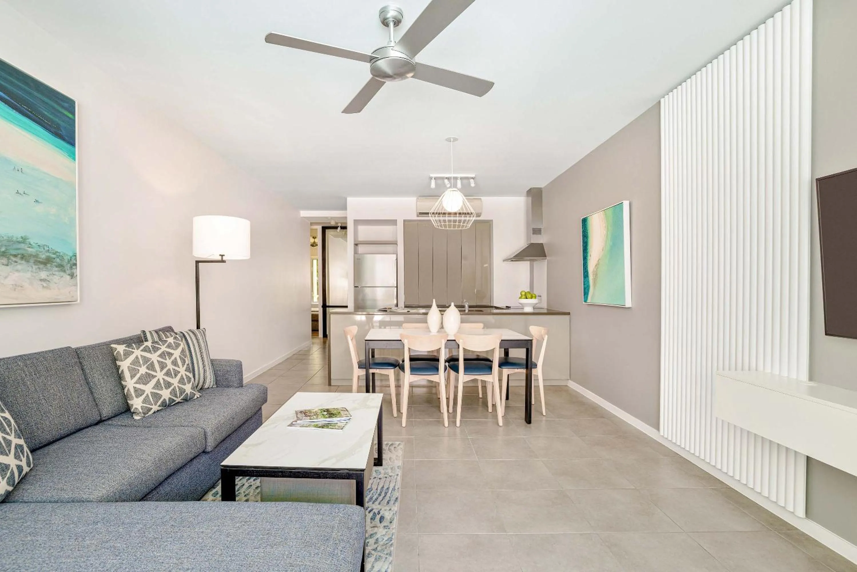 Living room in Peppers Beach Club