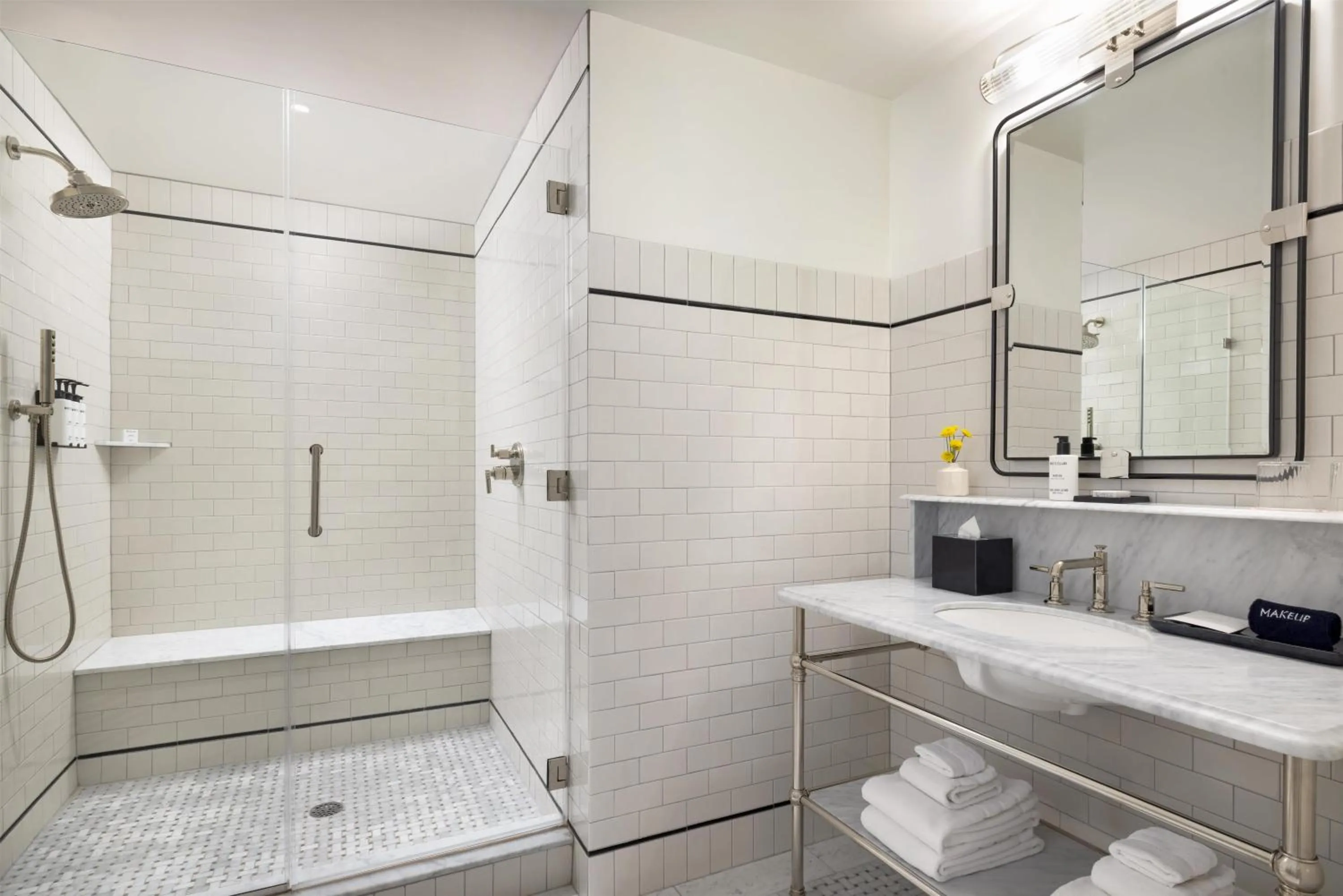 Bathroom in The Bellevue Hotel, in the Unbound Collection by Hyatt