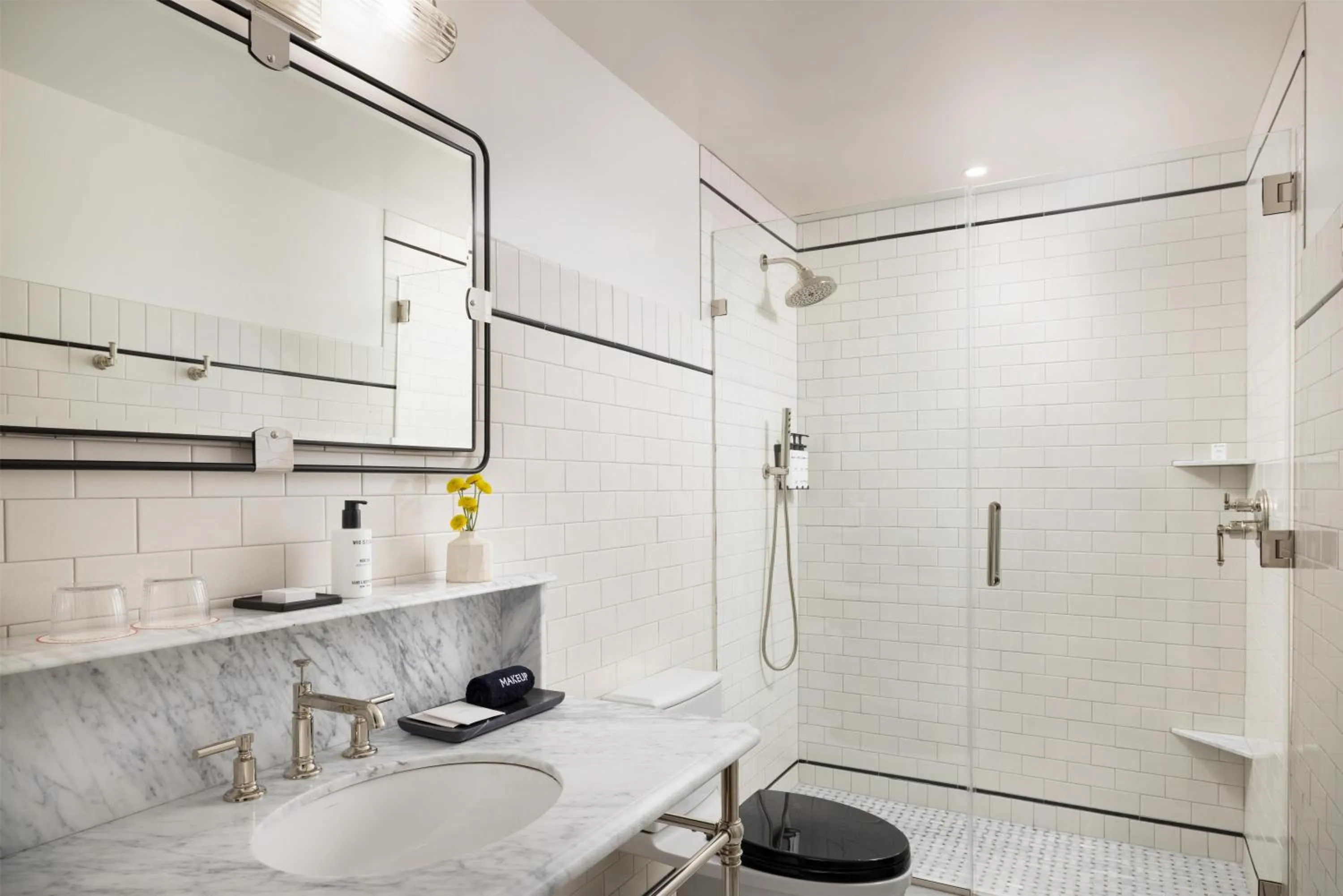 Bathroom in The Bellevue Hotel, in the Unbound Collection by Hyatt