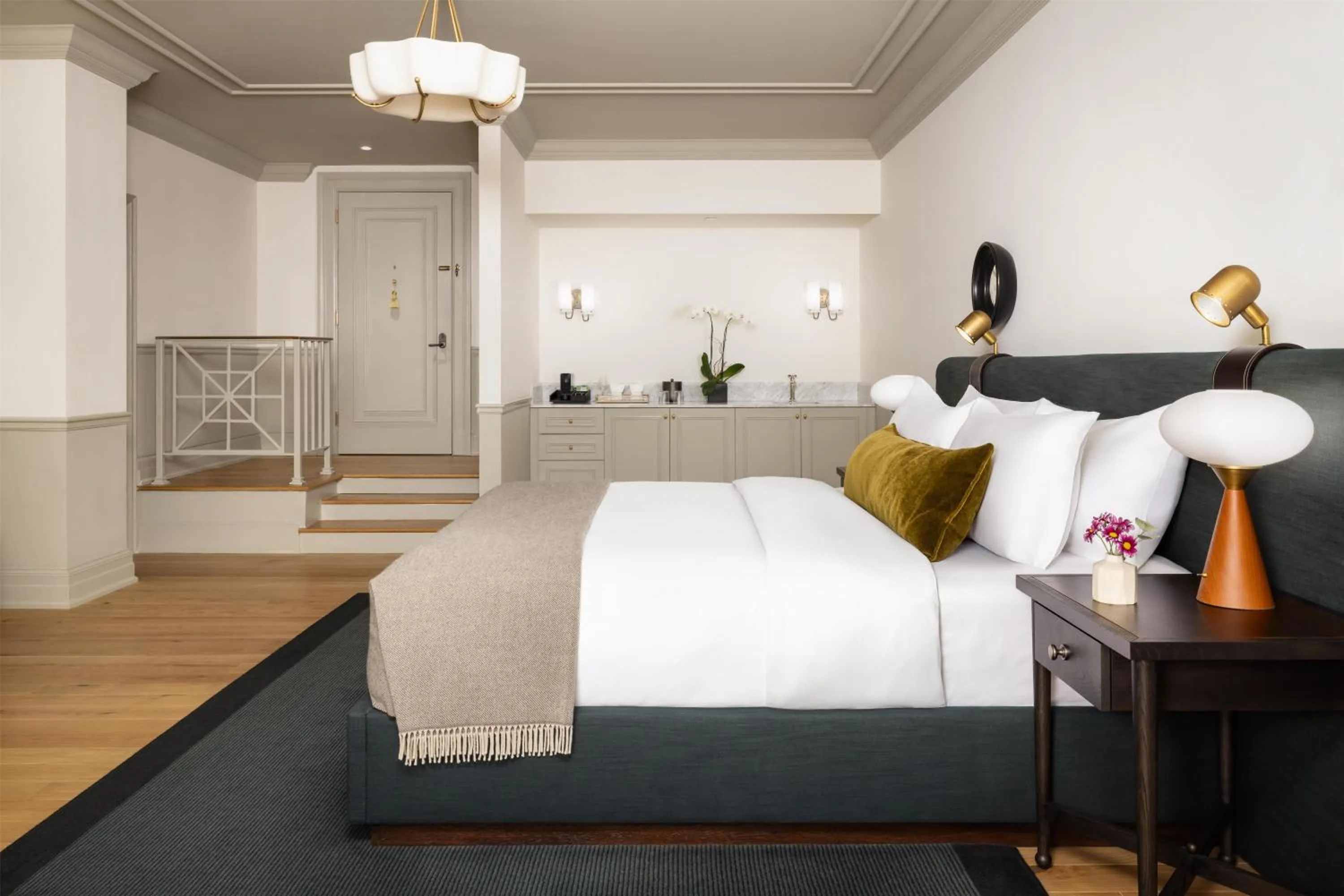 Photo of the whole room, Bed in The Bellevue Hotel, in the Unbound Collection by Hyatt