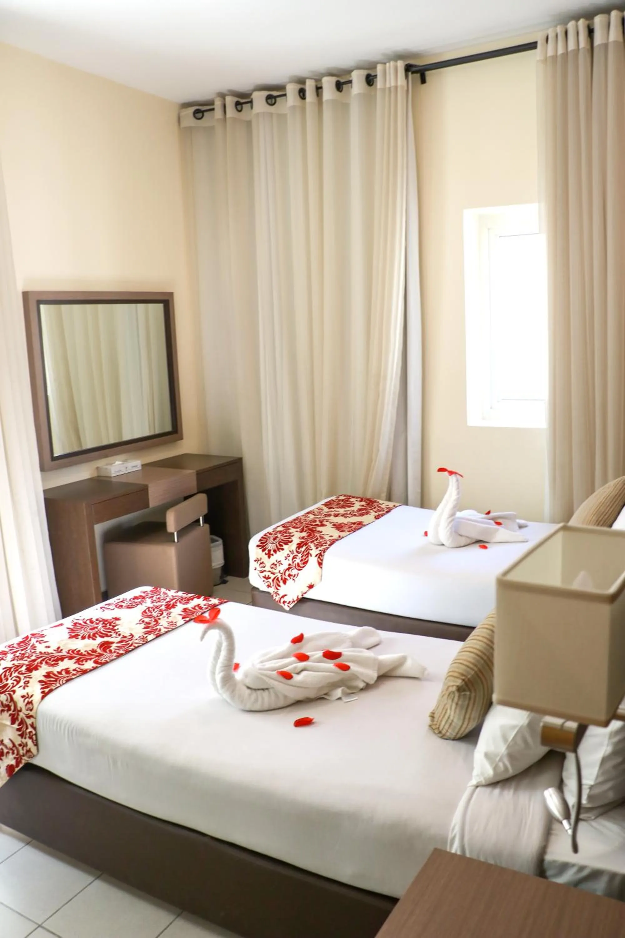 Bed in Spark Residence Hotel