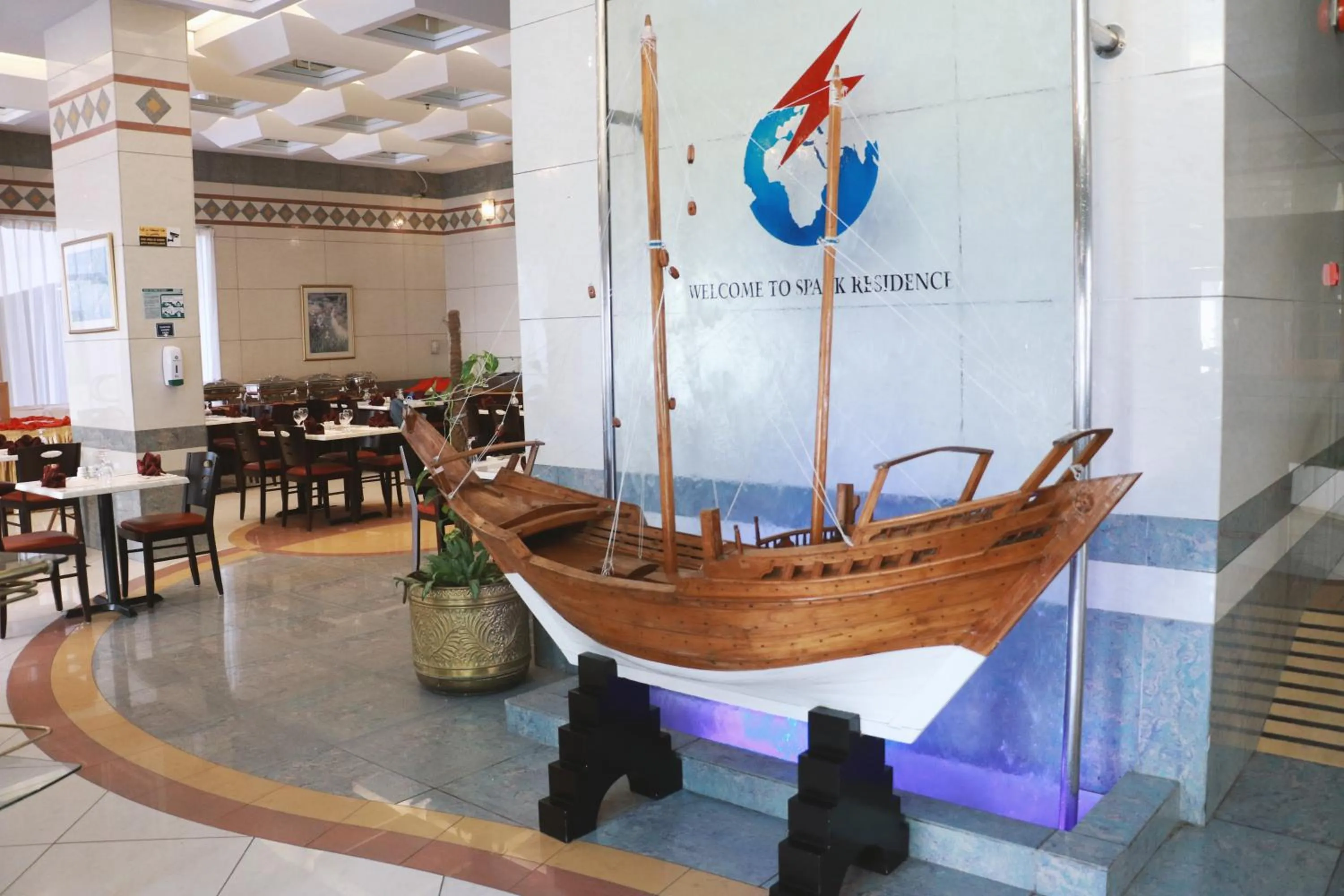 Restaurant/places to eat in Spark Residence Hotel