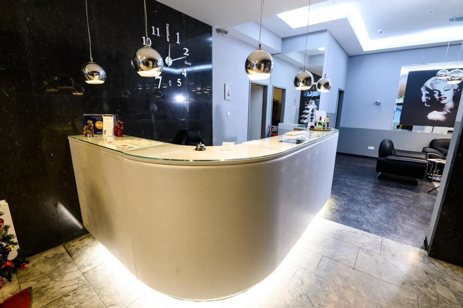 Lobby or reception in Hotel Luna