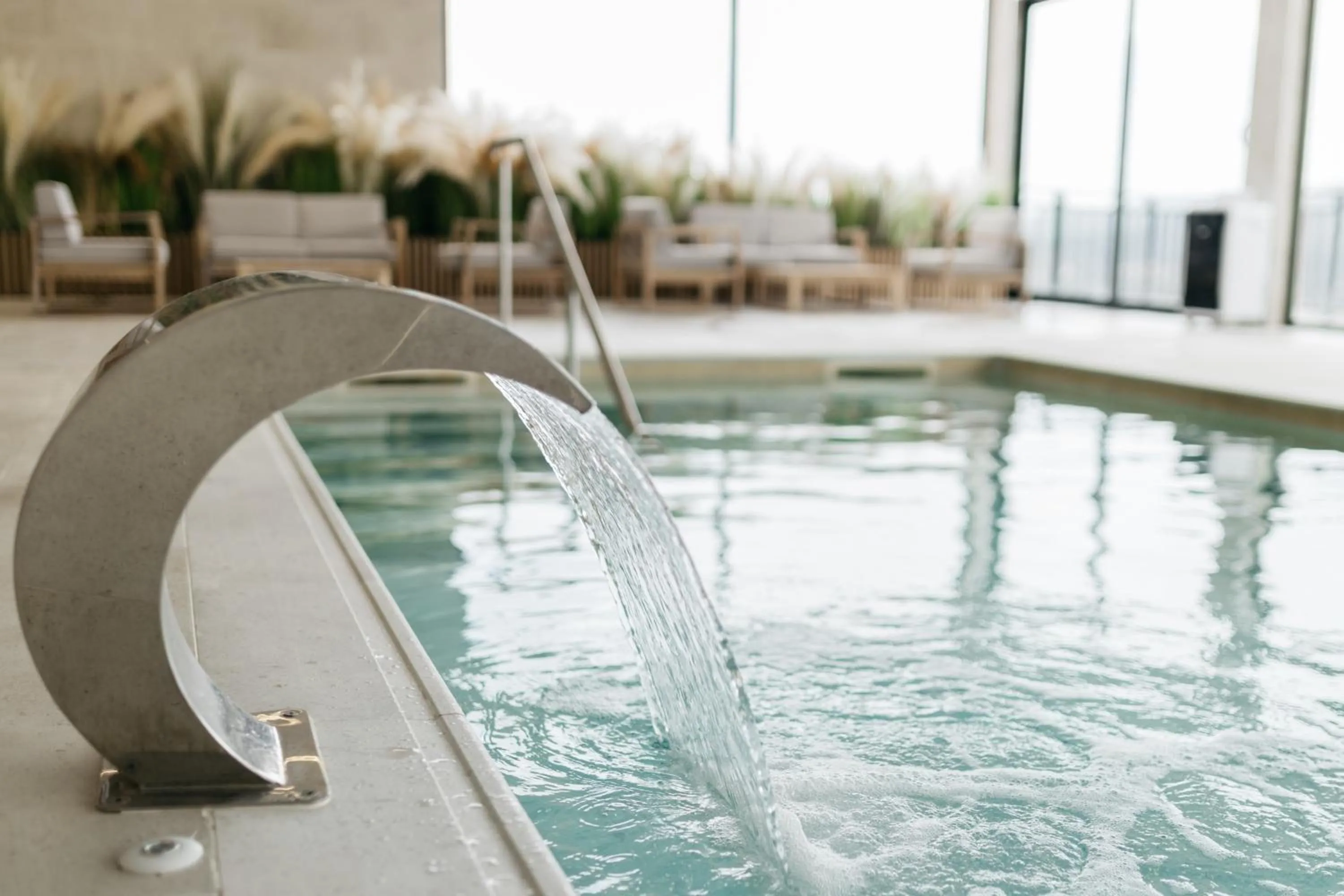 Pool view in Quinta do Bento