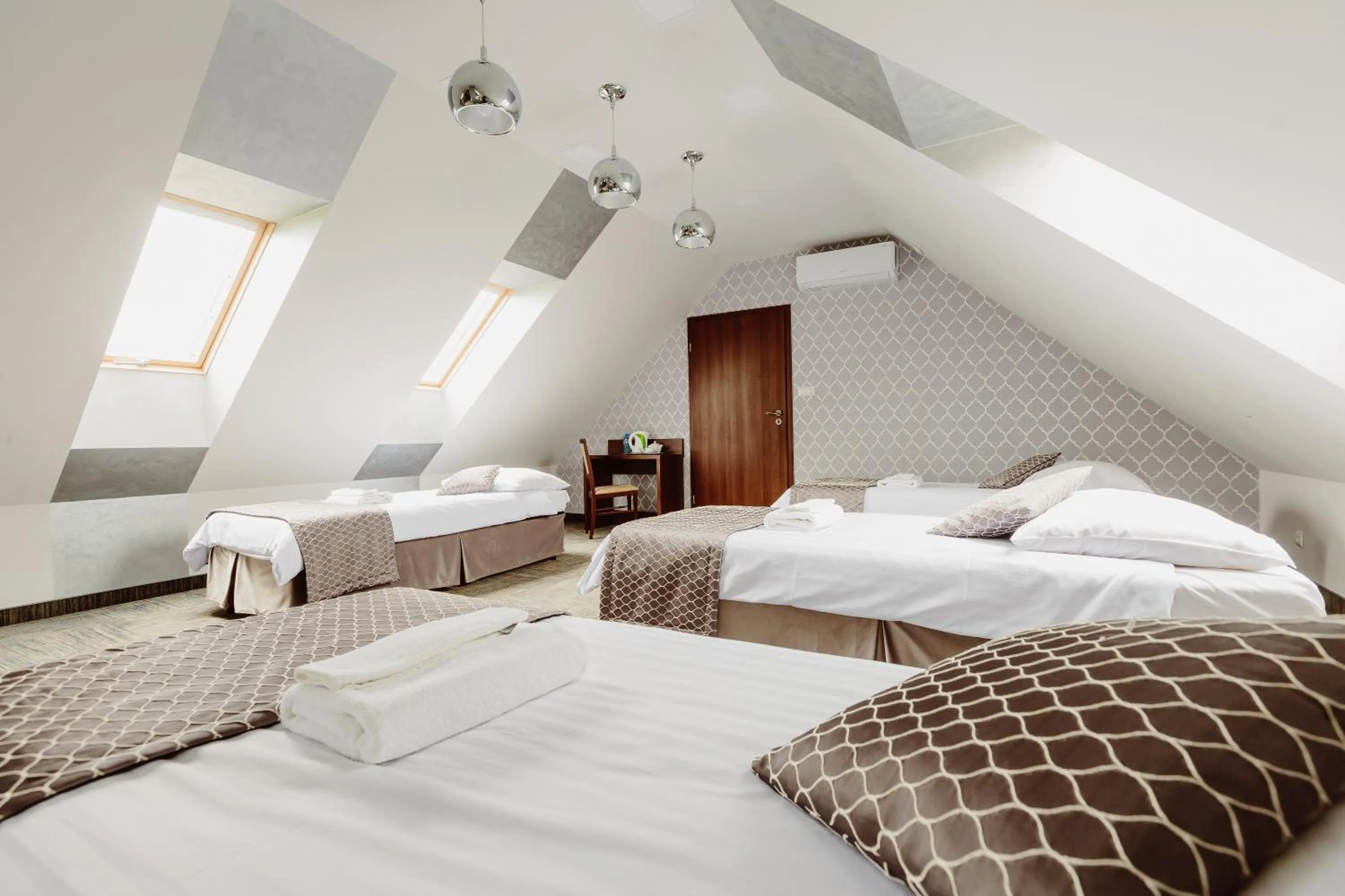 Bed in Hotel Fero Express POKOJE KLIMATYZOWANE AC