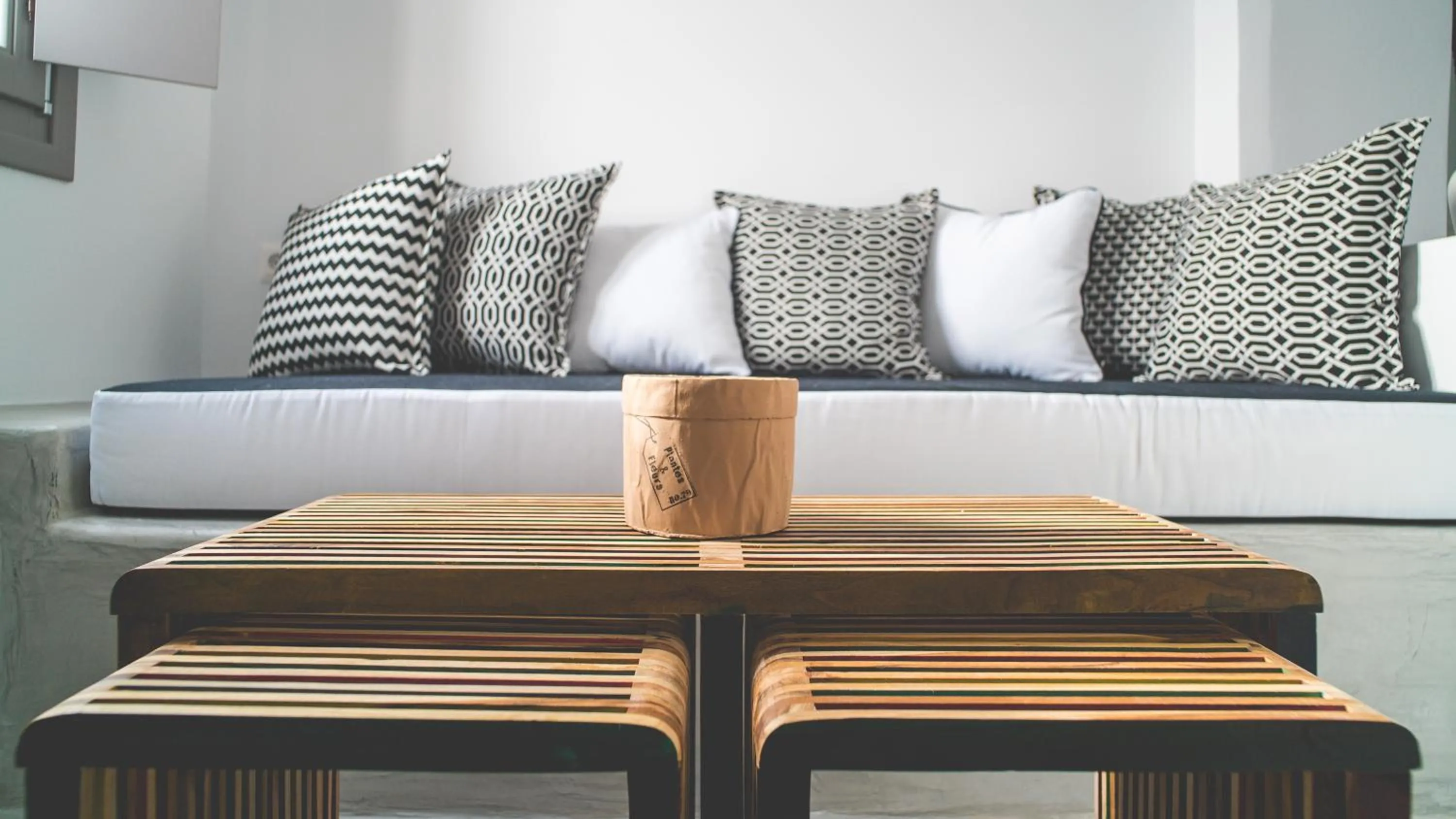 Seating area in Modernity Suites