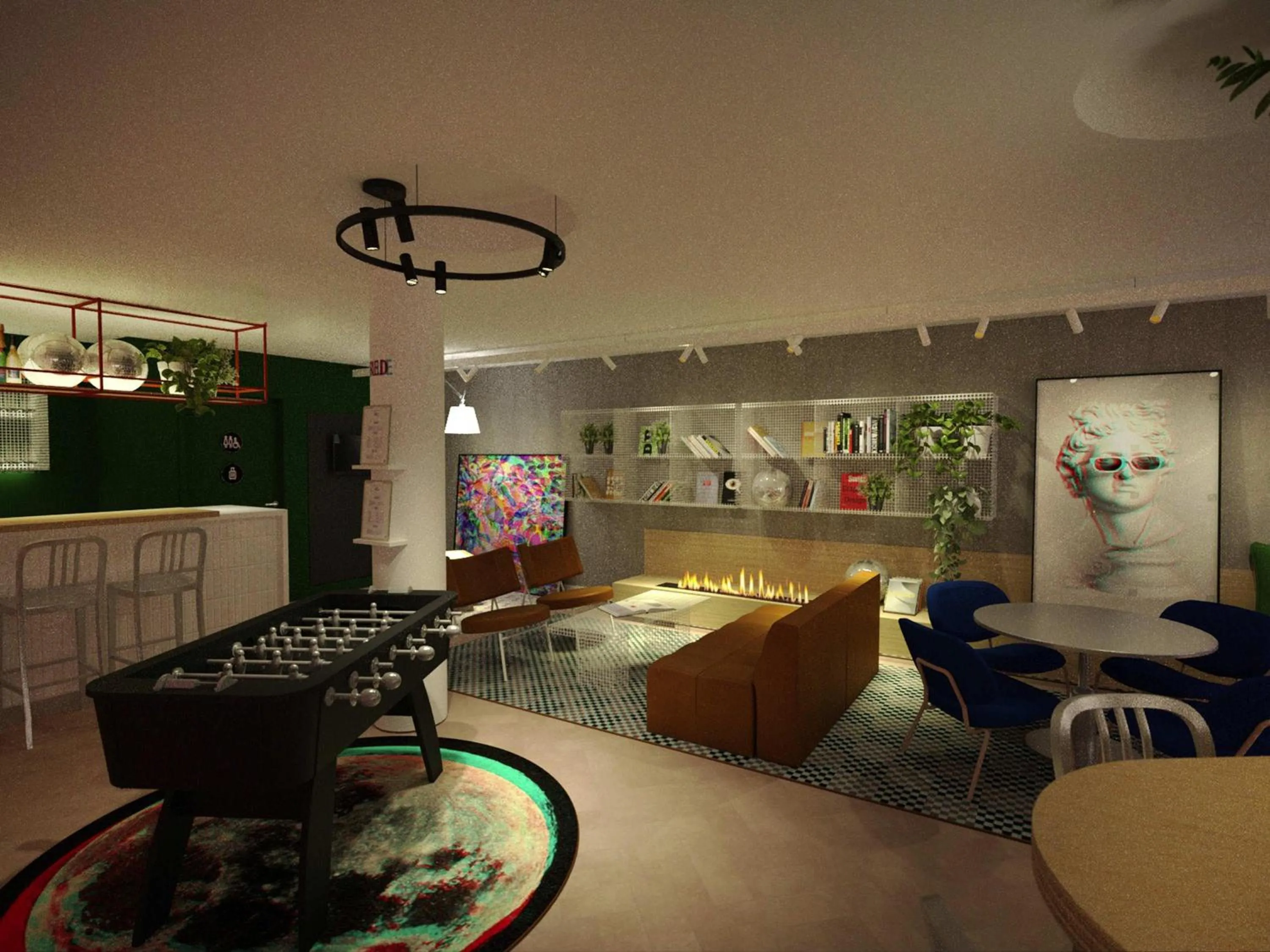 Lounge or bar in ibis Styles Bordeaux Centre Gare