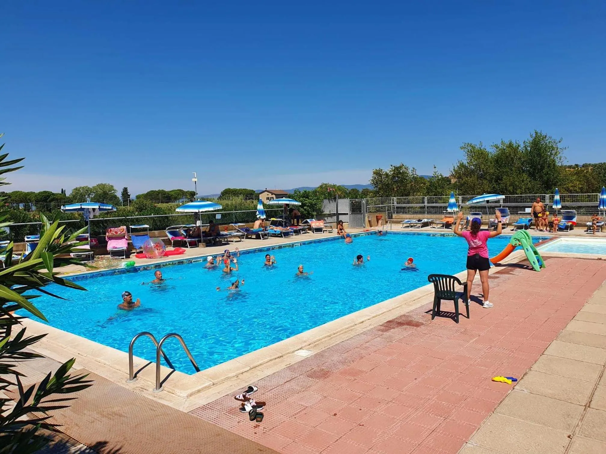 Swimming pool in Hotel Le Tre Isole
