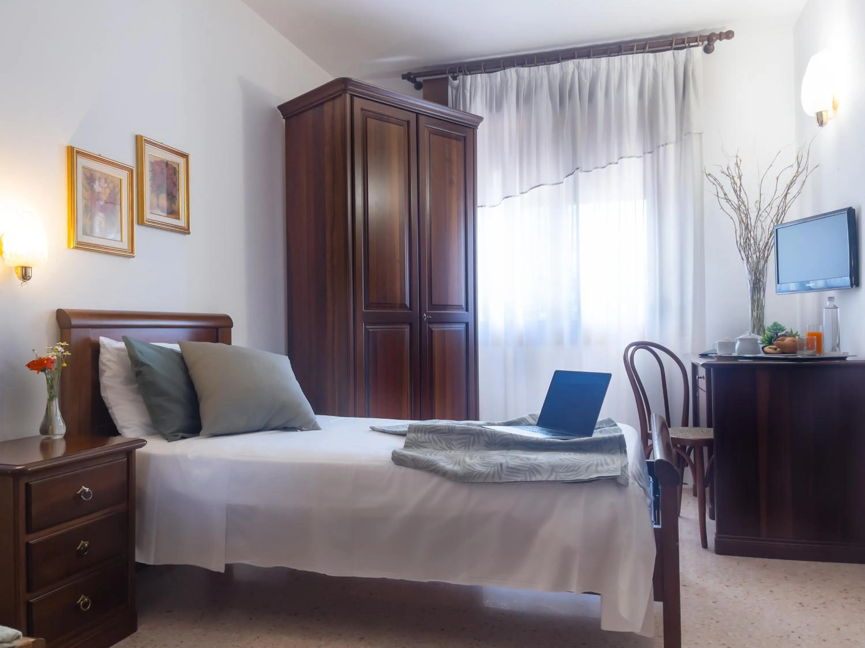 Bed in Hotel Da Gigi