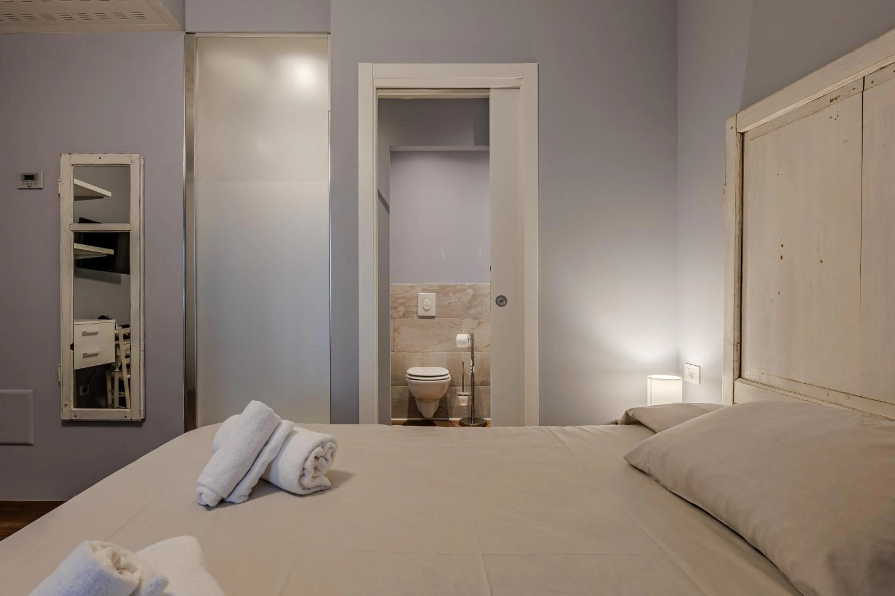 Bed in Hotel Maximilian