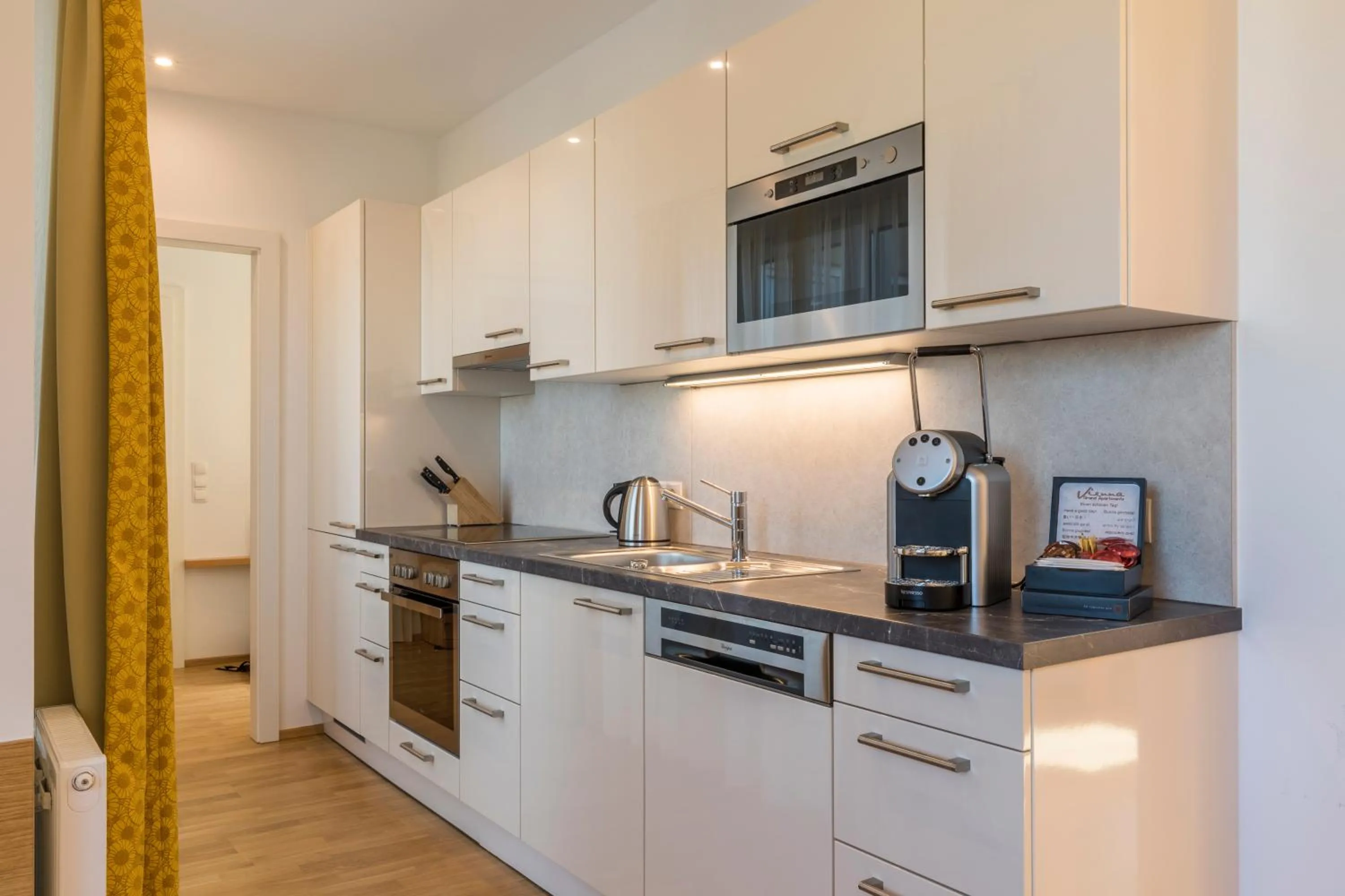 Kitchen or kitchenette in Vienna Grand Apartments City