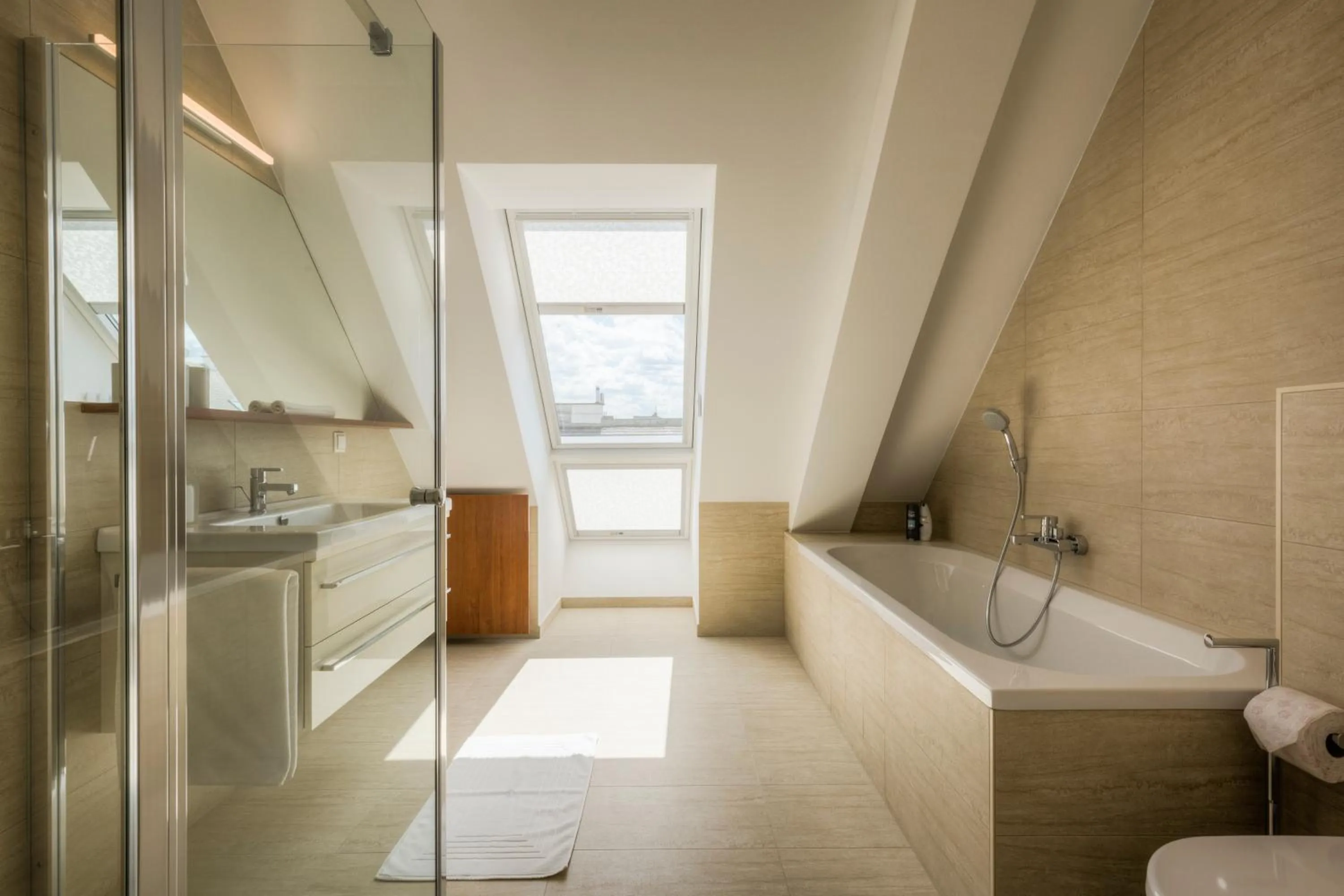 Bathroom in Vienna Grand Apartments City