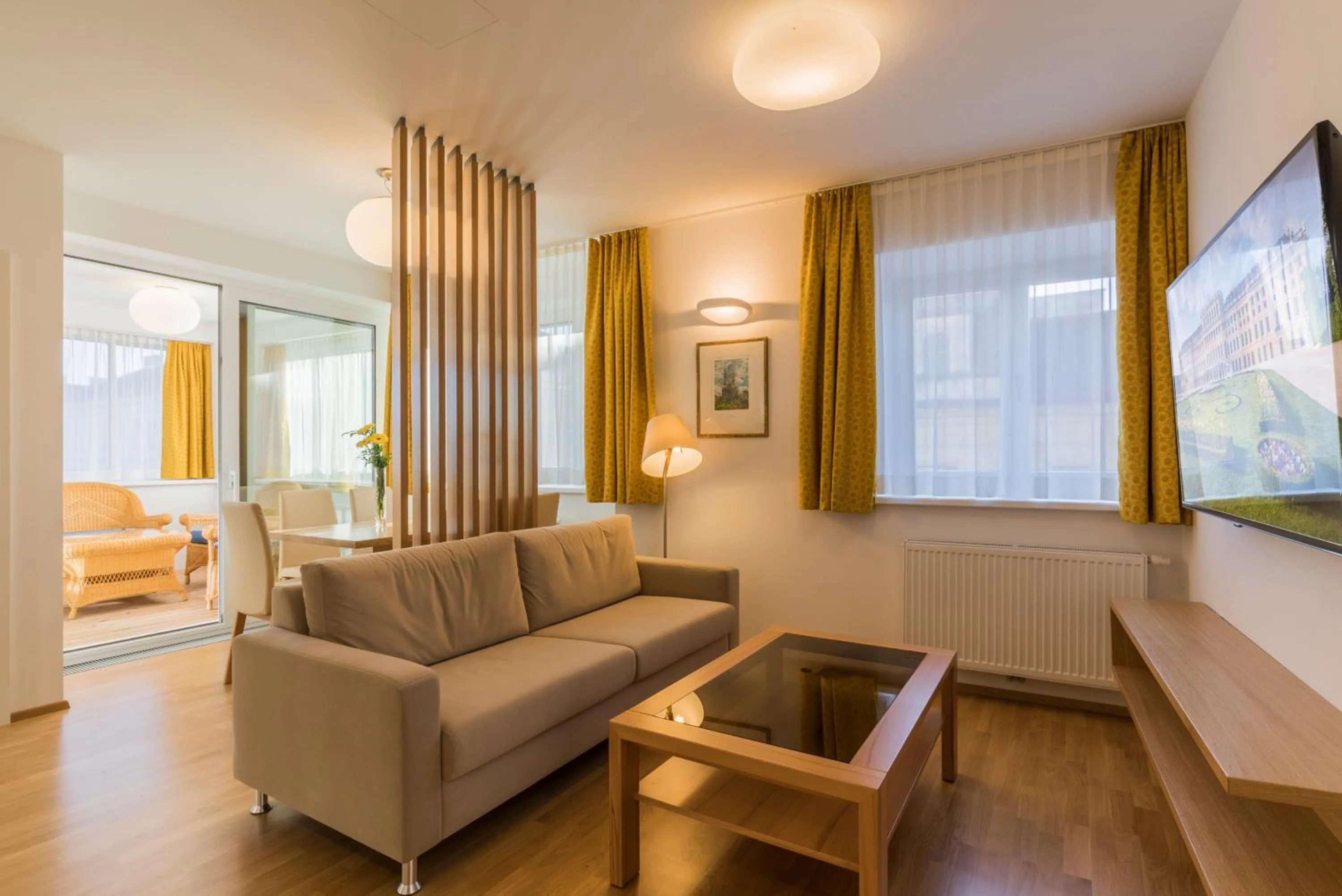 Living room in Vienna Grand Apartments City