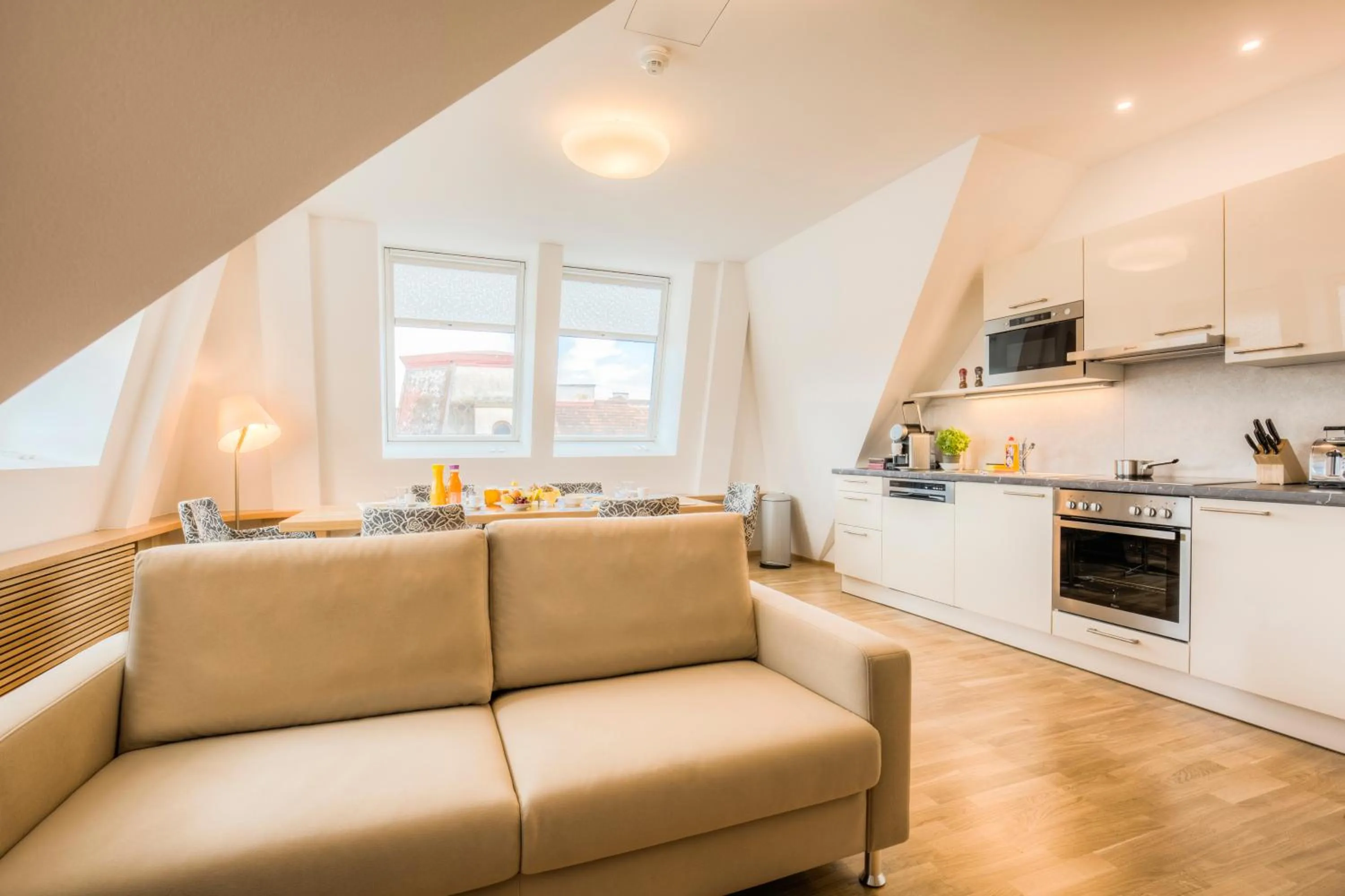 Living room in Vienna Grand Apartments City