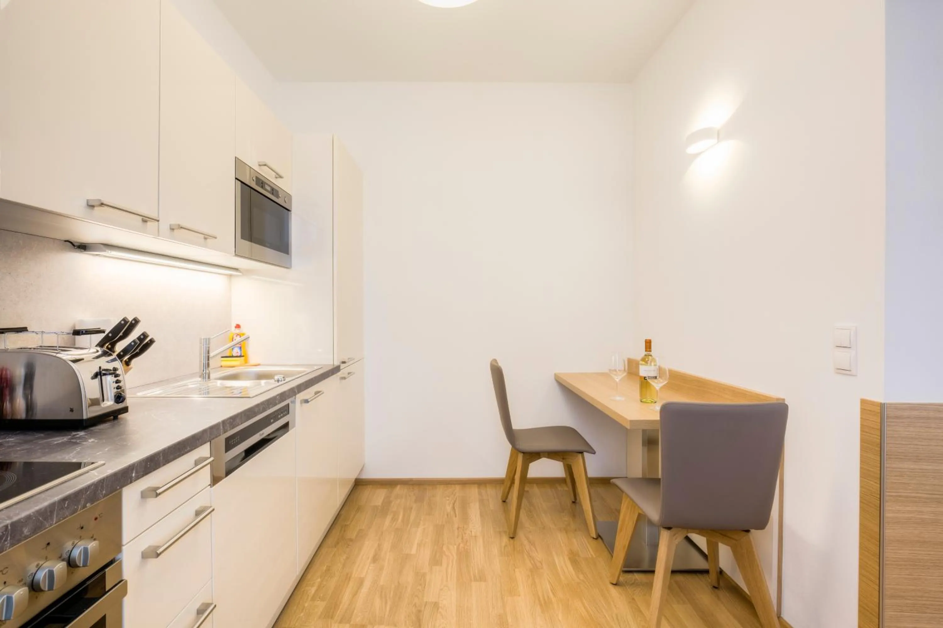 Kitchen or kitchenette in Vienna Grand Apartments City