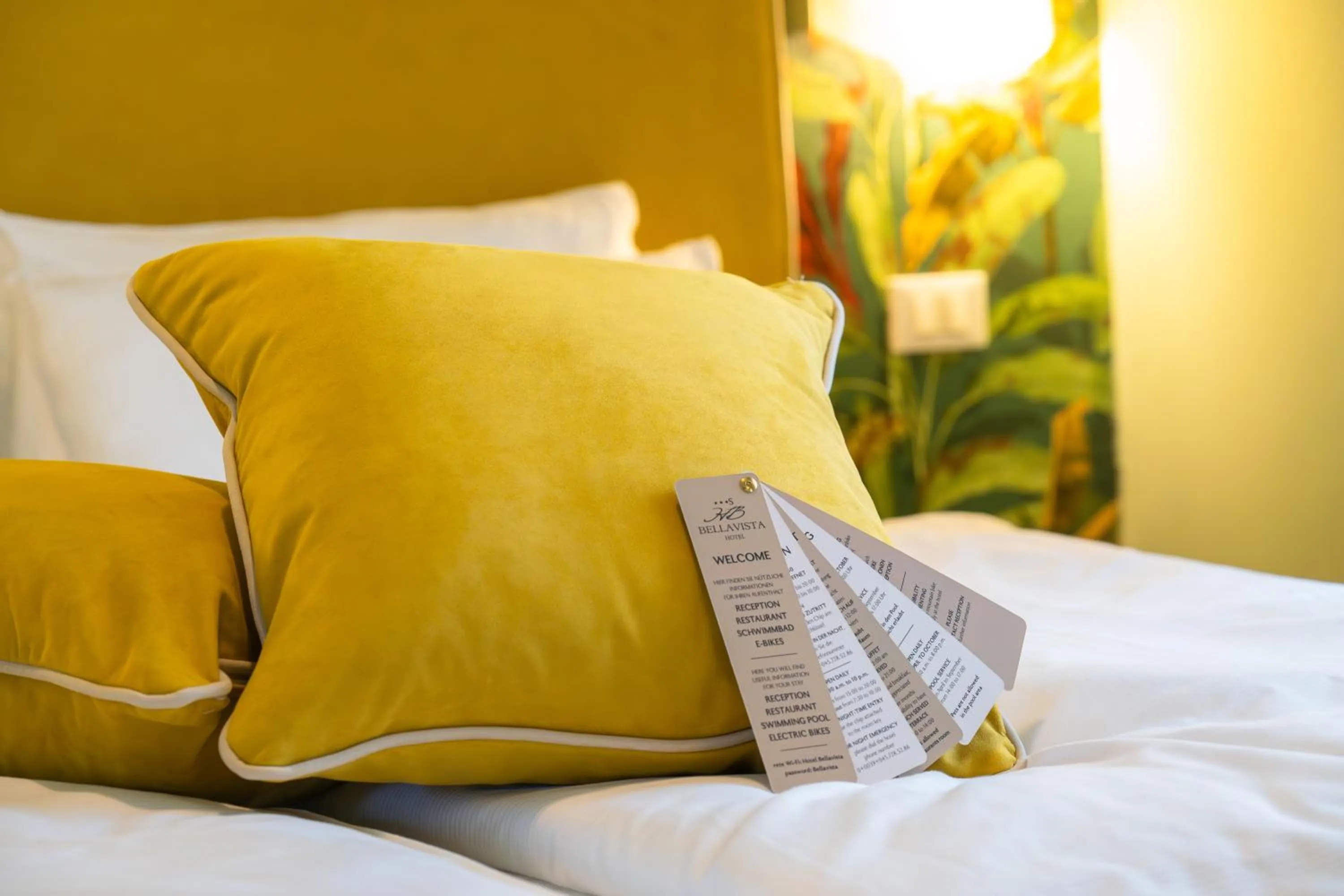 Decorative detail, Bed in Hotel Bellavista