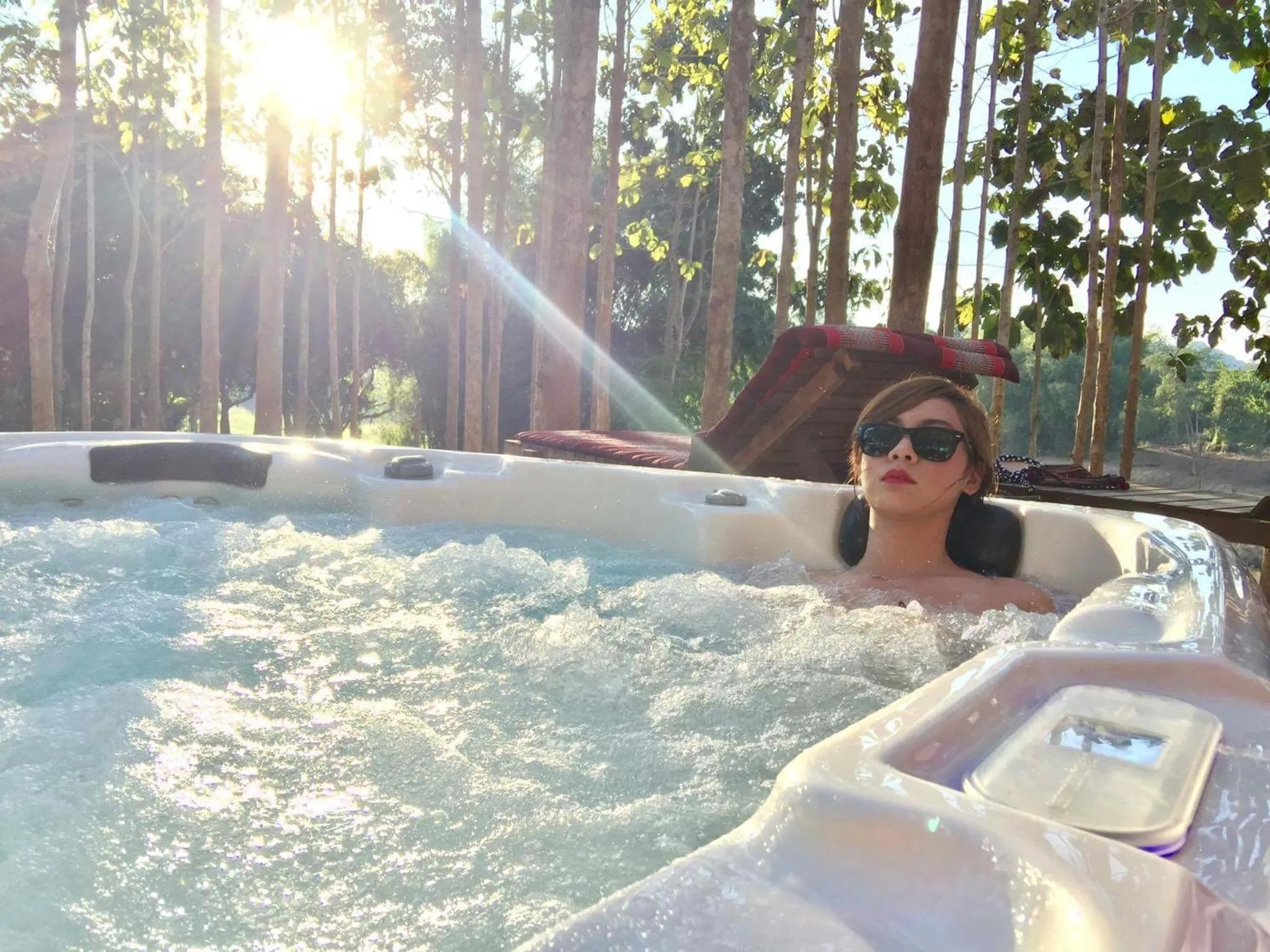 Hot Tub in Nan De Panna Resort and Spa