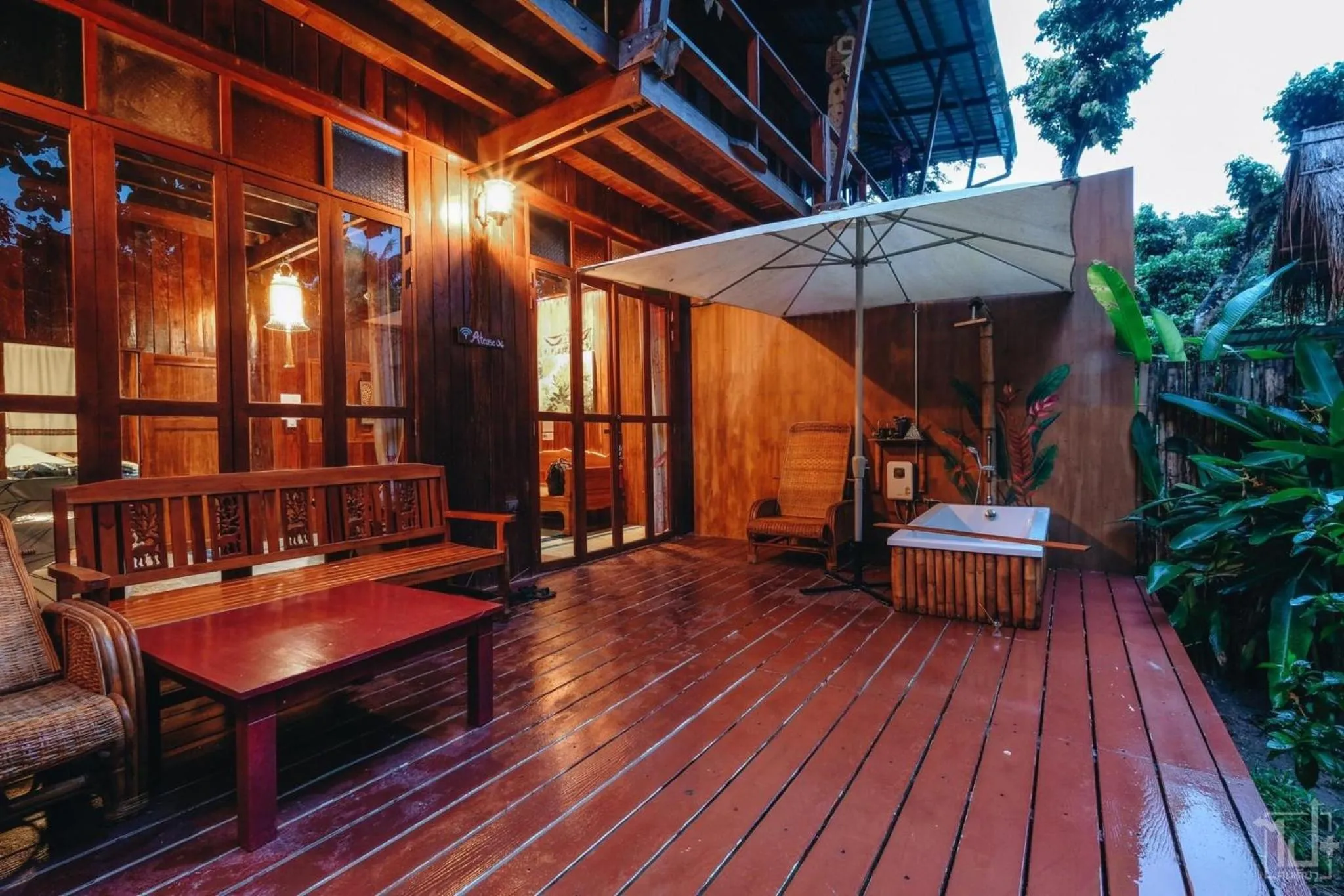 Garden in Nan De Panna Resort and Spa