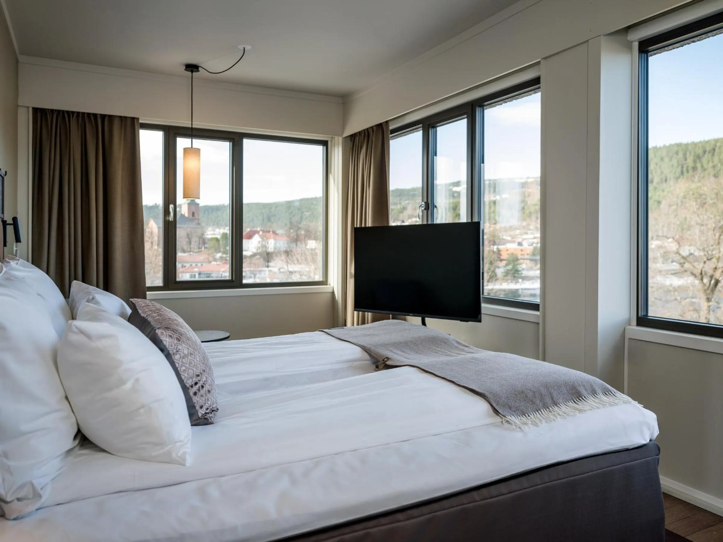 Bed in Quality Hotel Grand Kongsberg