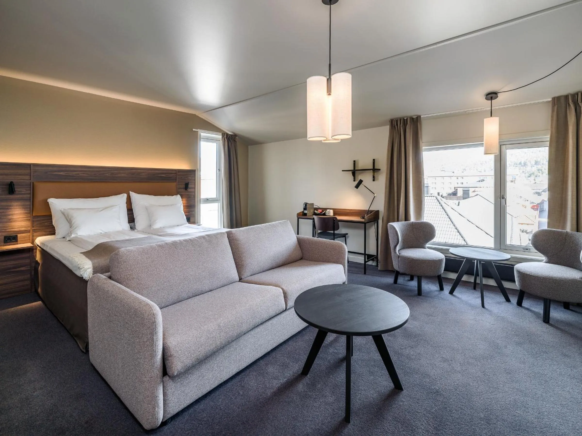 Bed in Quality Hotel Grand Kongsberg