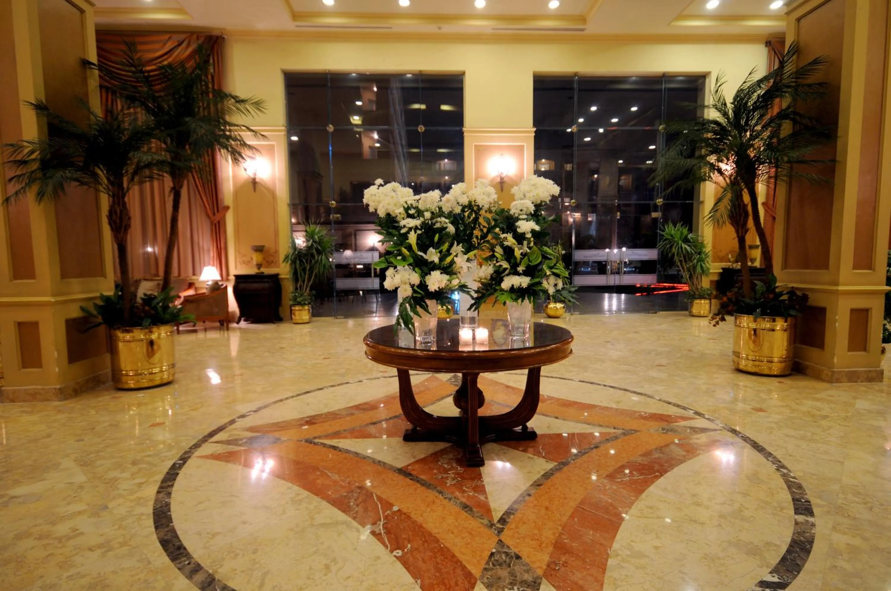 Lobby or reception in Grand Pyramids Hotel