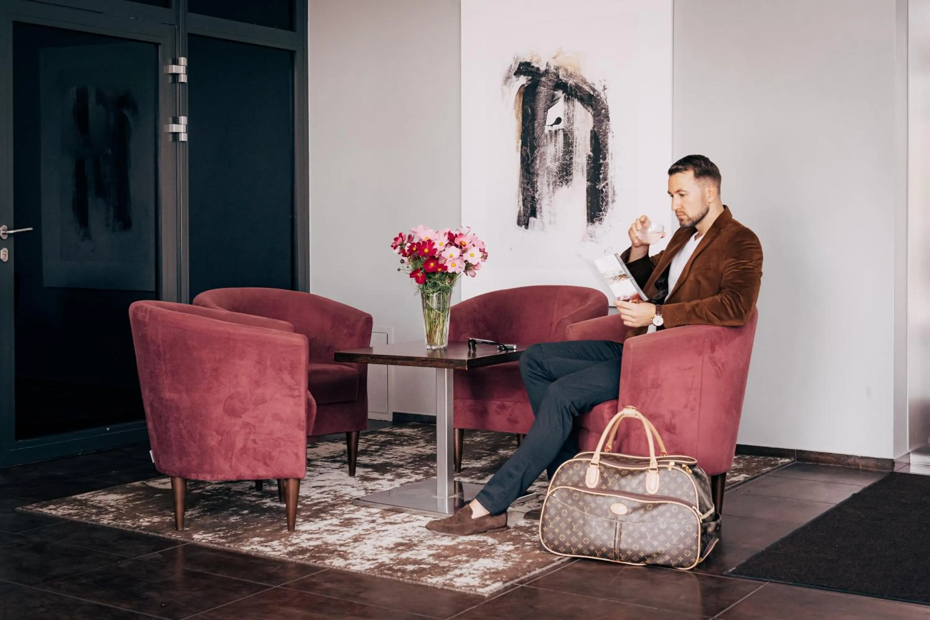 Lobby or reception in Old Mill Hotel