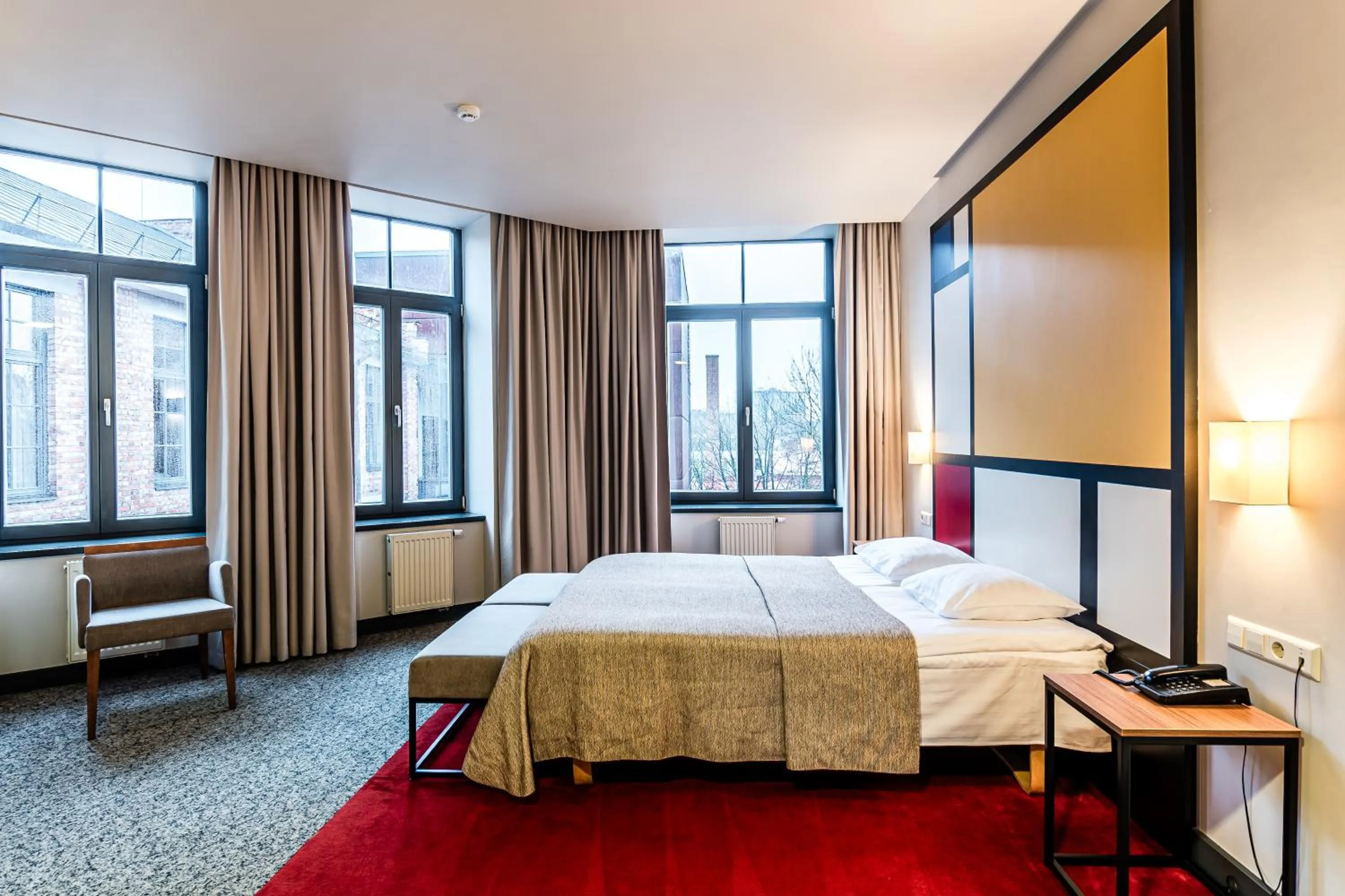 Bed in VICTORIA Hotel Kaunas