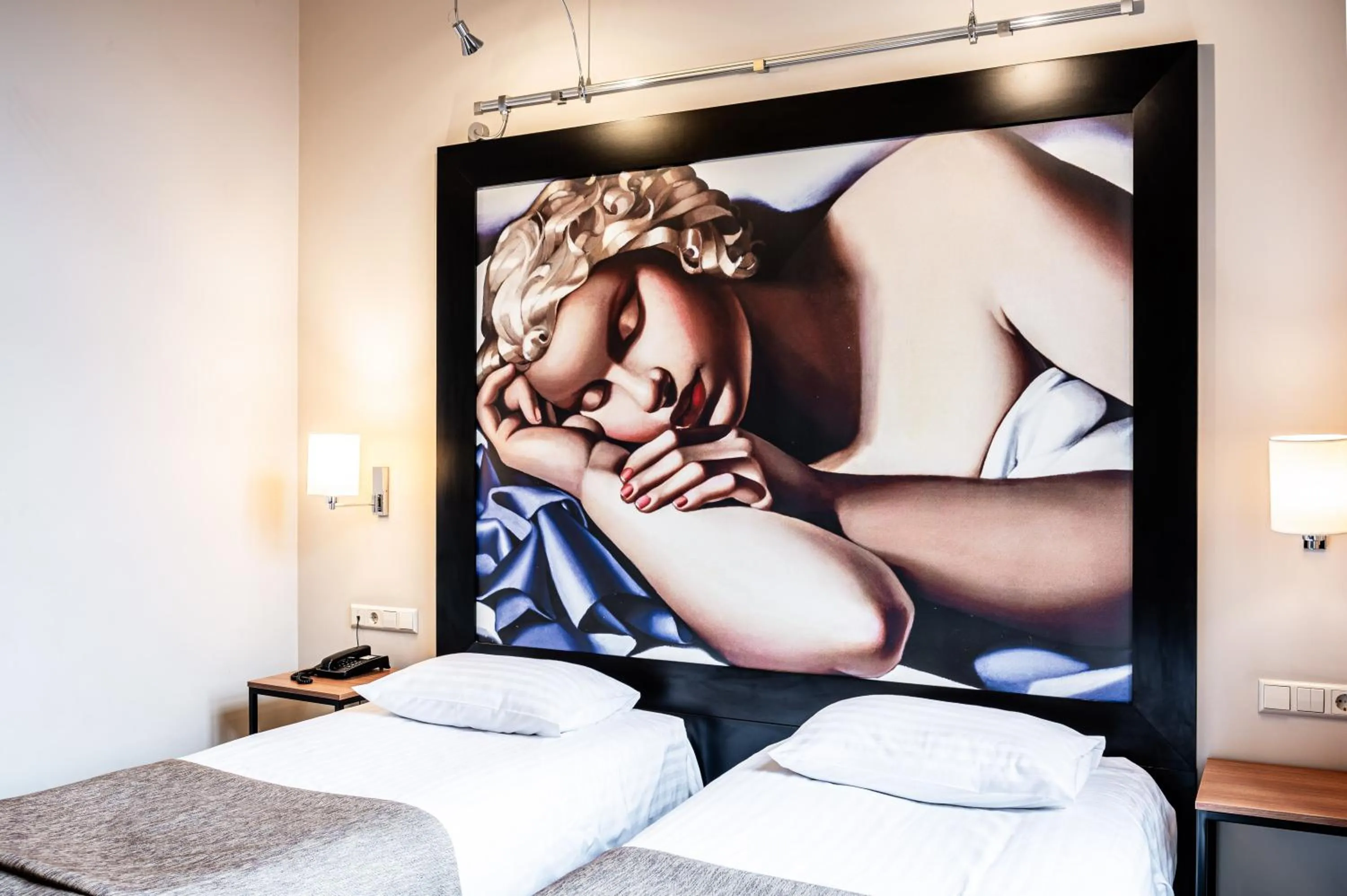 Photo of the whole room, Bed in VICTORIA Hotel Kaunas