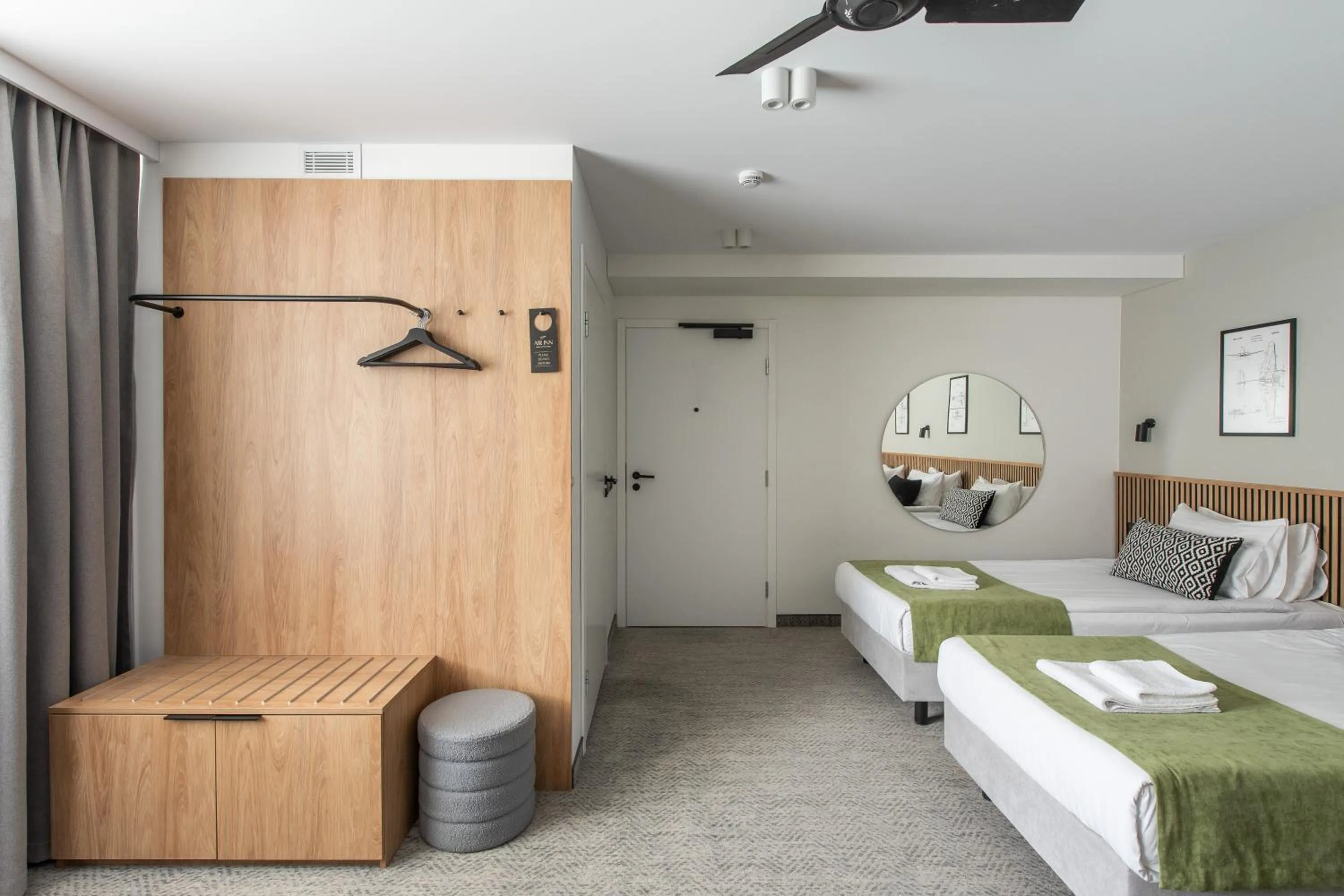 Bed in AIRINN Vilnius Airport Hotel RENOVATED 2025