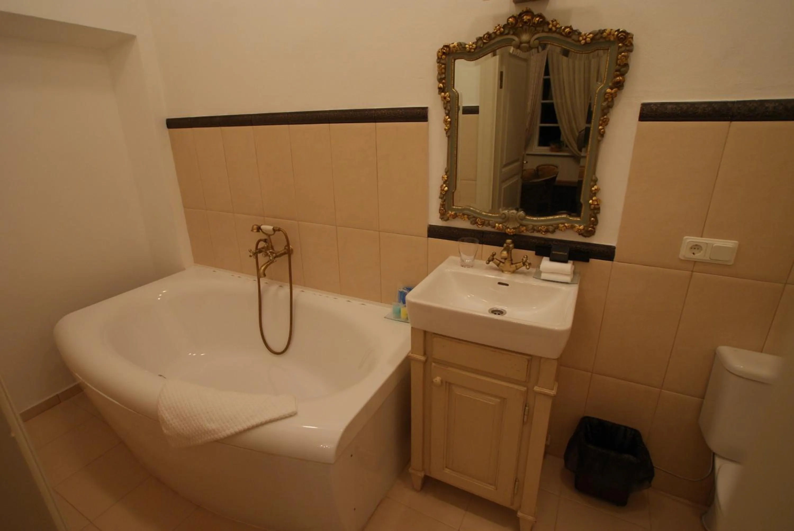 Toilet in Bistrampolis Manor