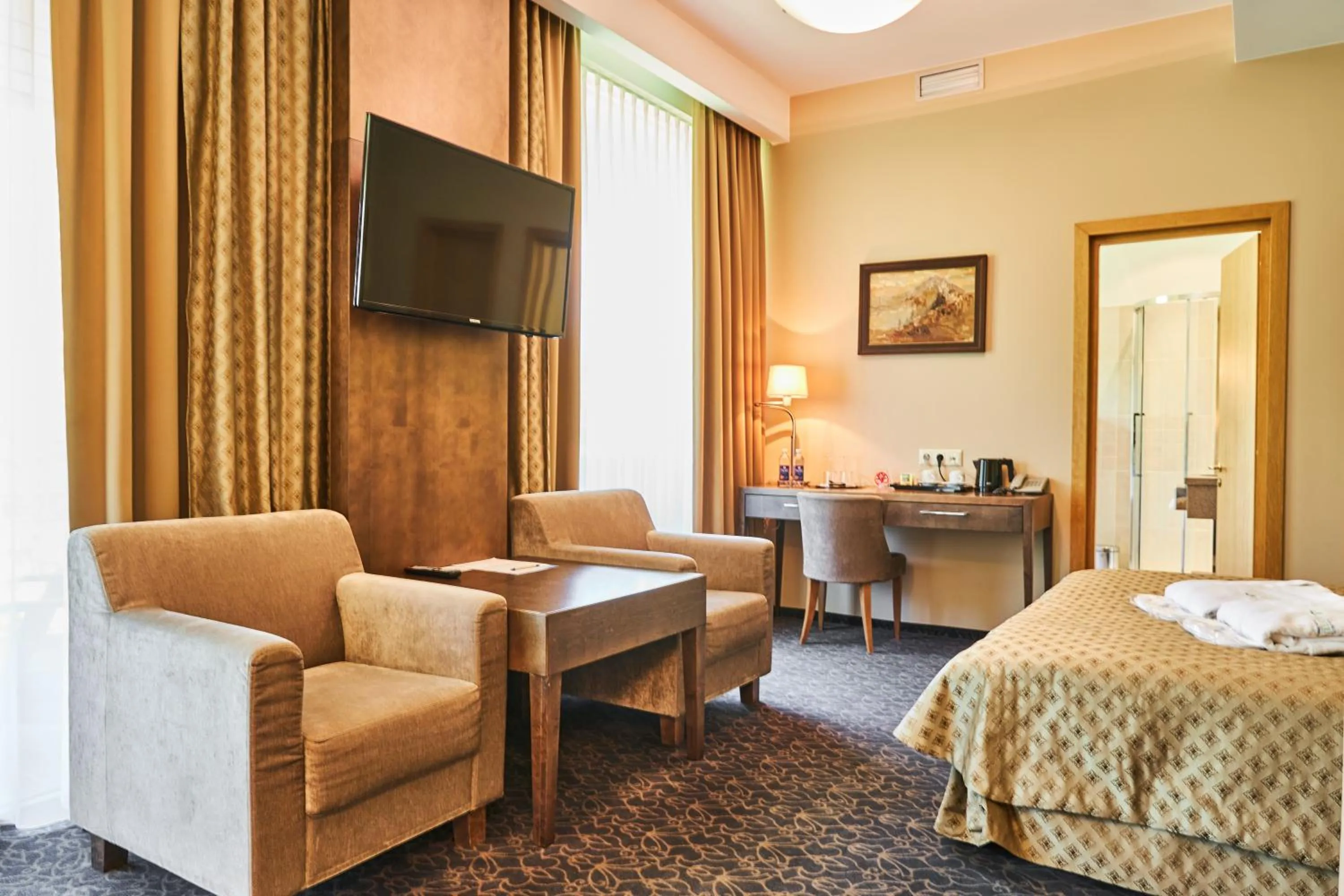 Bed in Grand SPA Lietuva Hotel Druskininkai