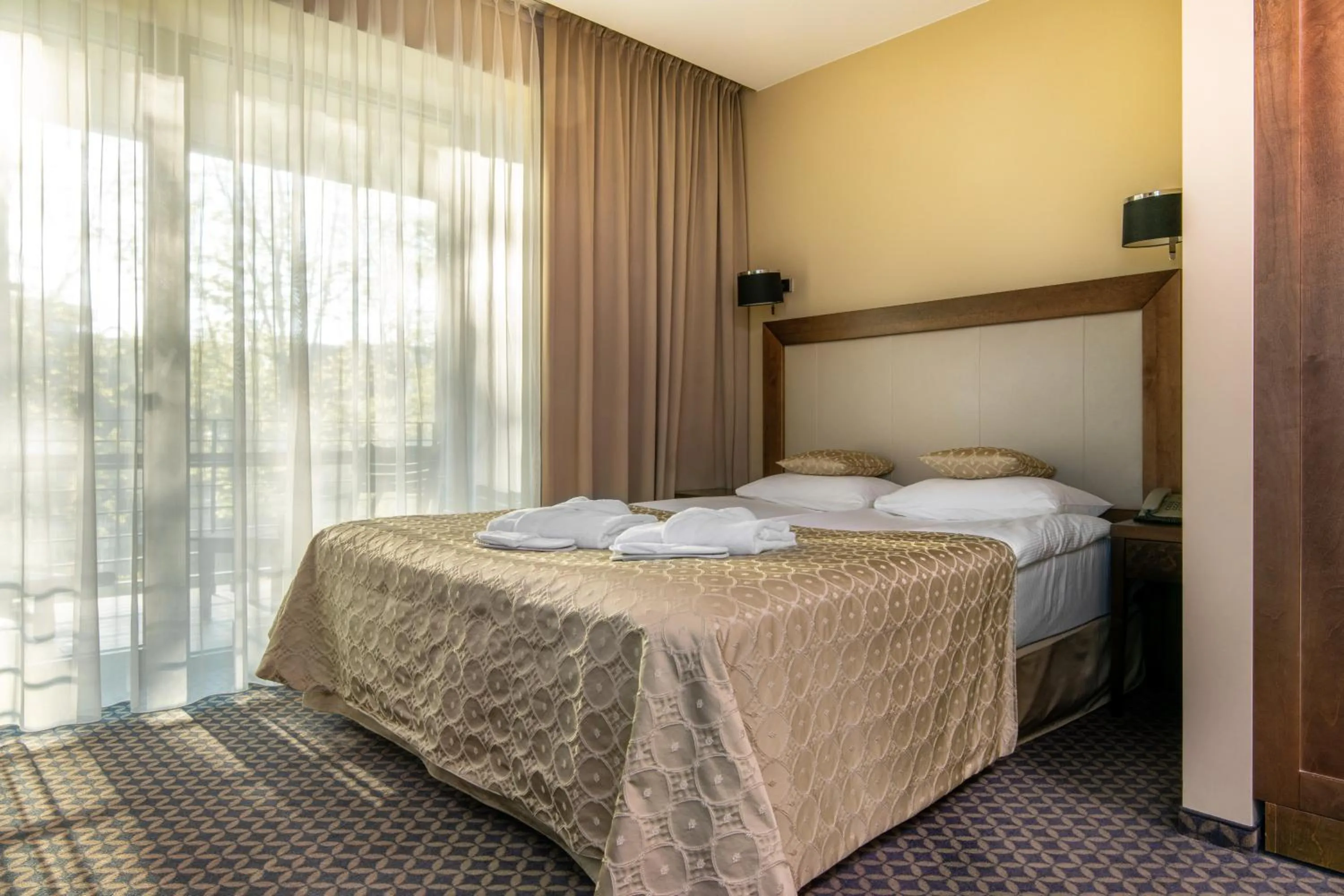 Bed in Grand SPA Lietuva Hotel Druskininkai