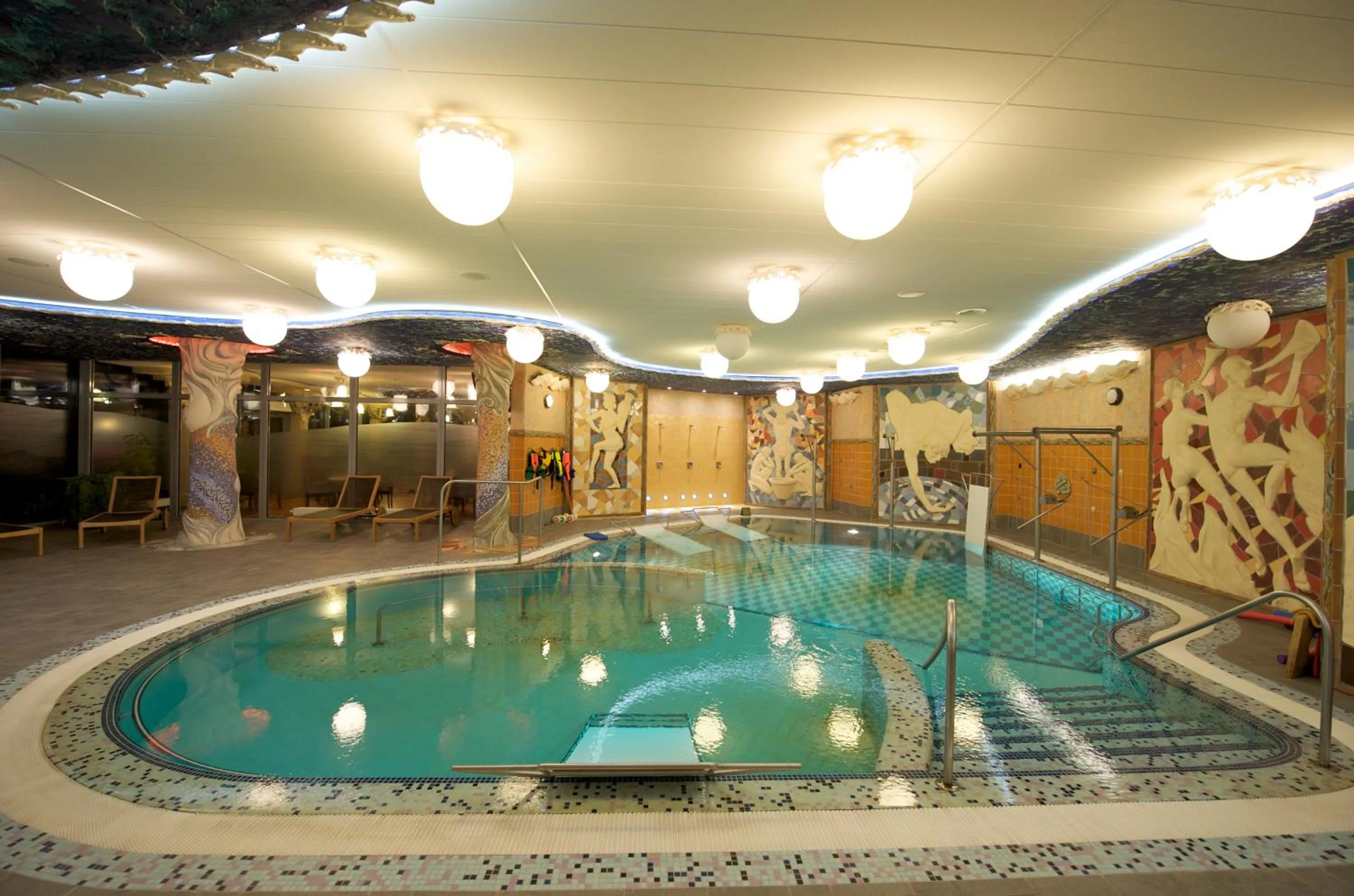 Swimming pool in Grand SPA Lietuva Hotel Druskininkai