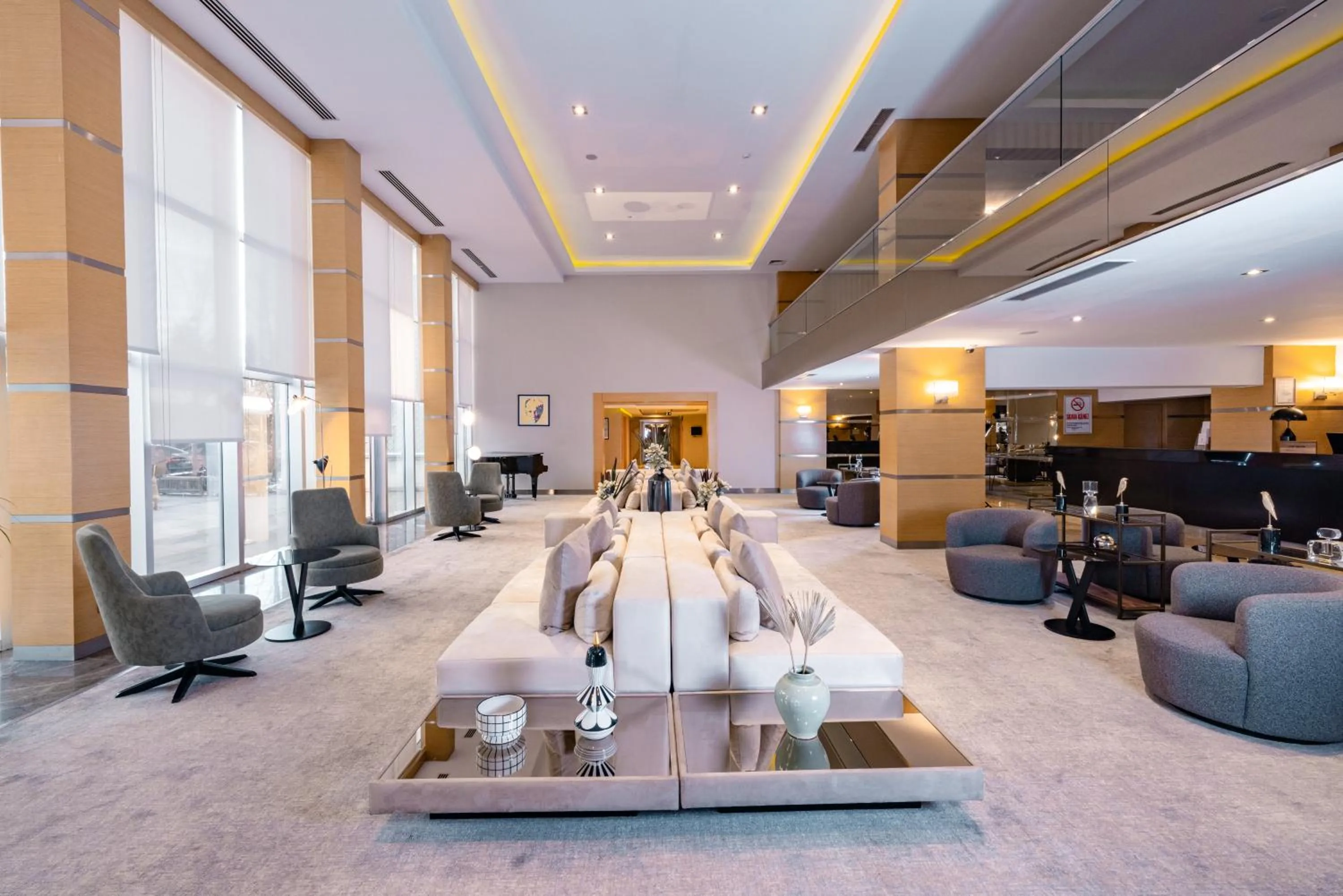 Lobby or reception in Bilkent Hotel and Conference Center