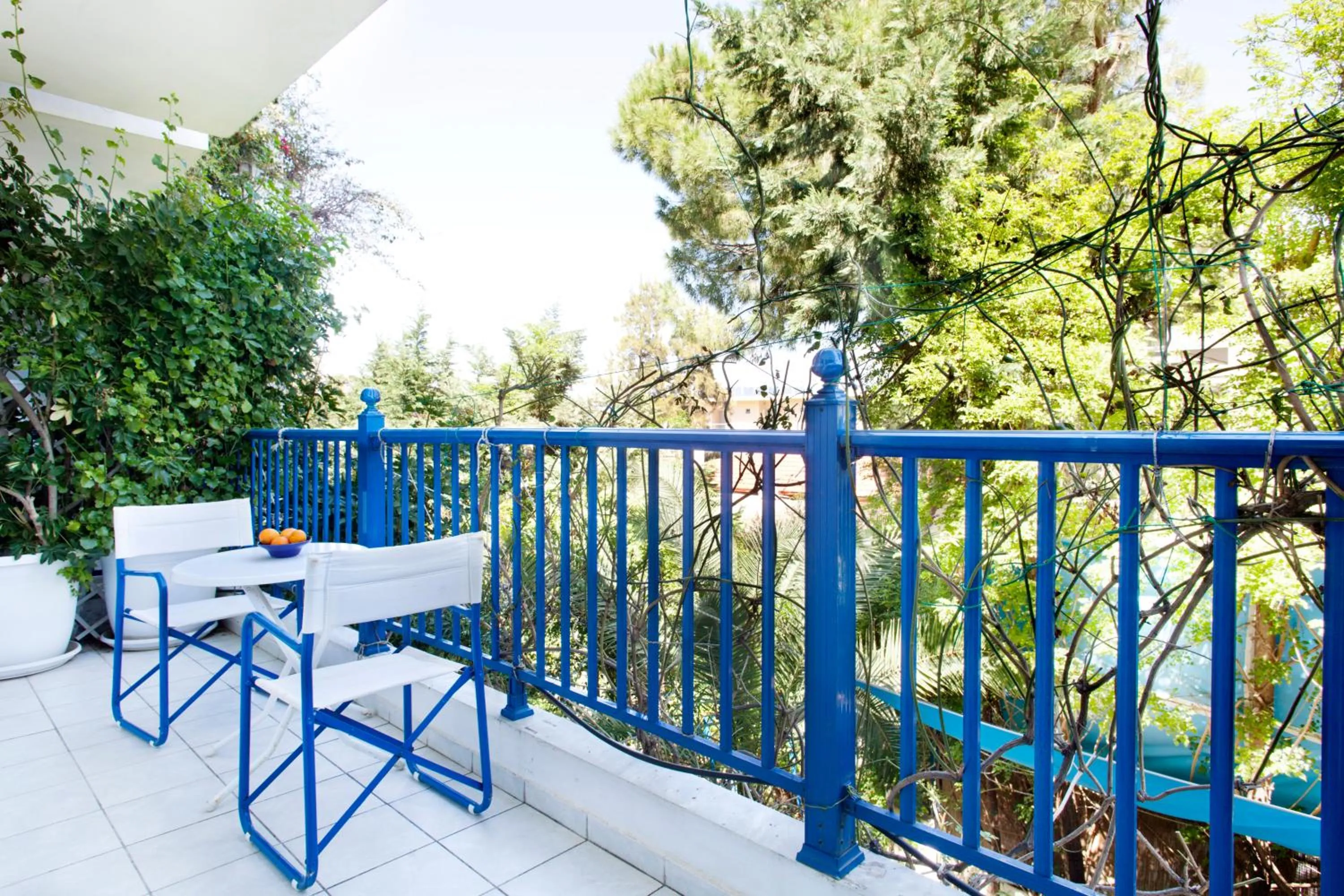 Balcony/Terrace in Daphne's Club Hotel Apartments