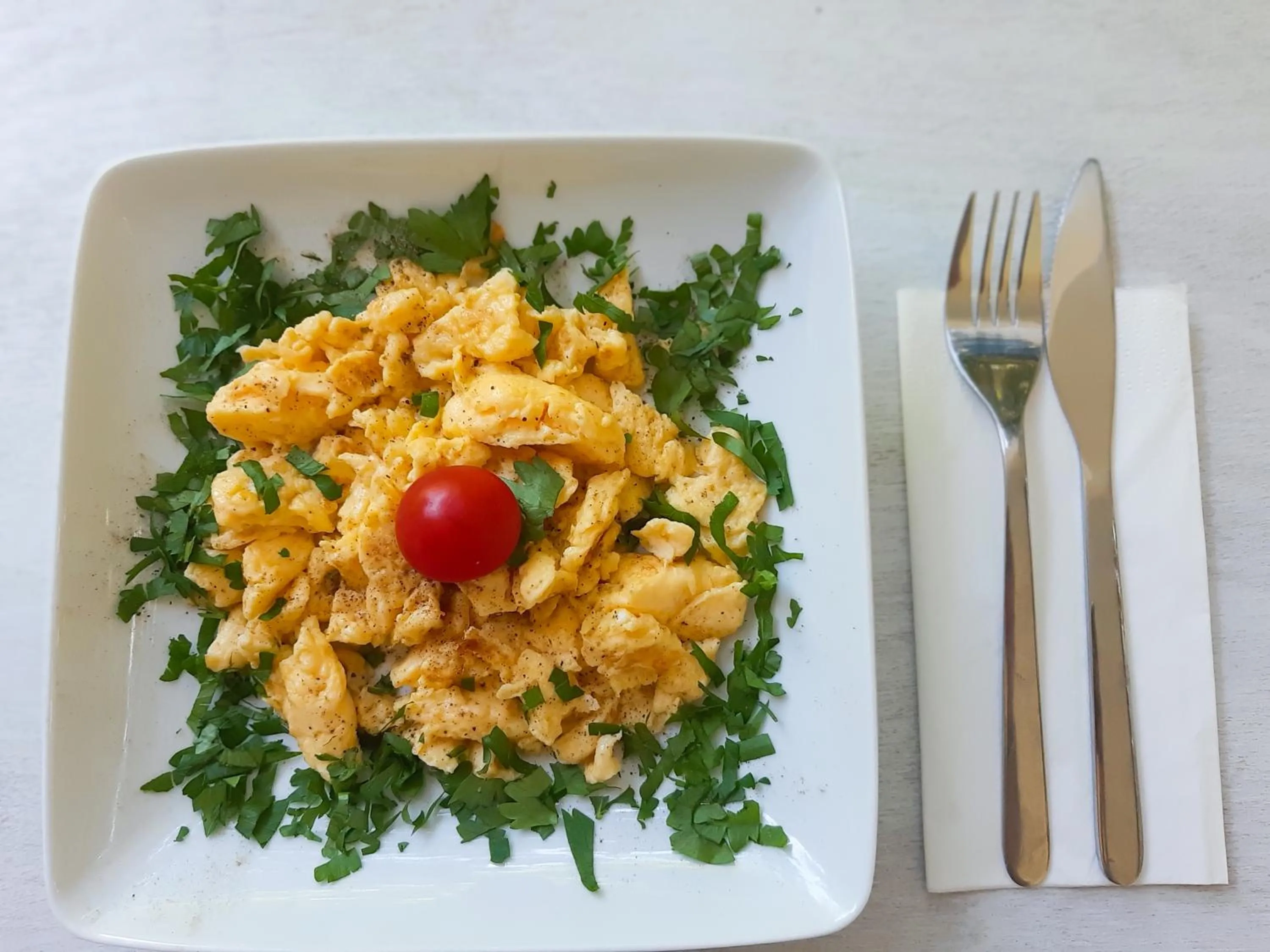 Breakfast in Daphne's Club Hotel Apartments