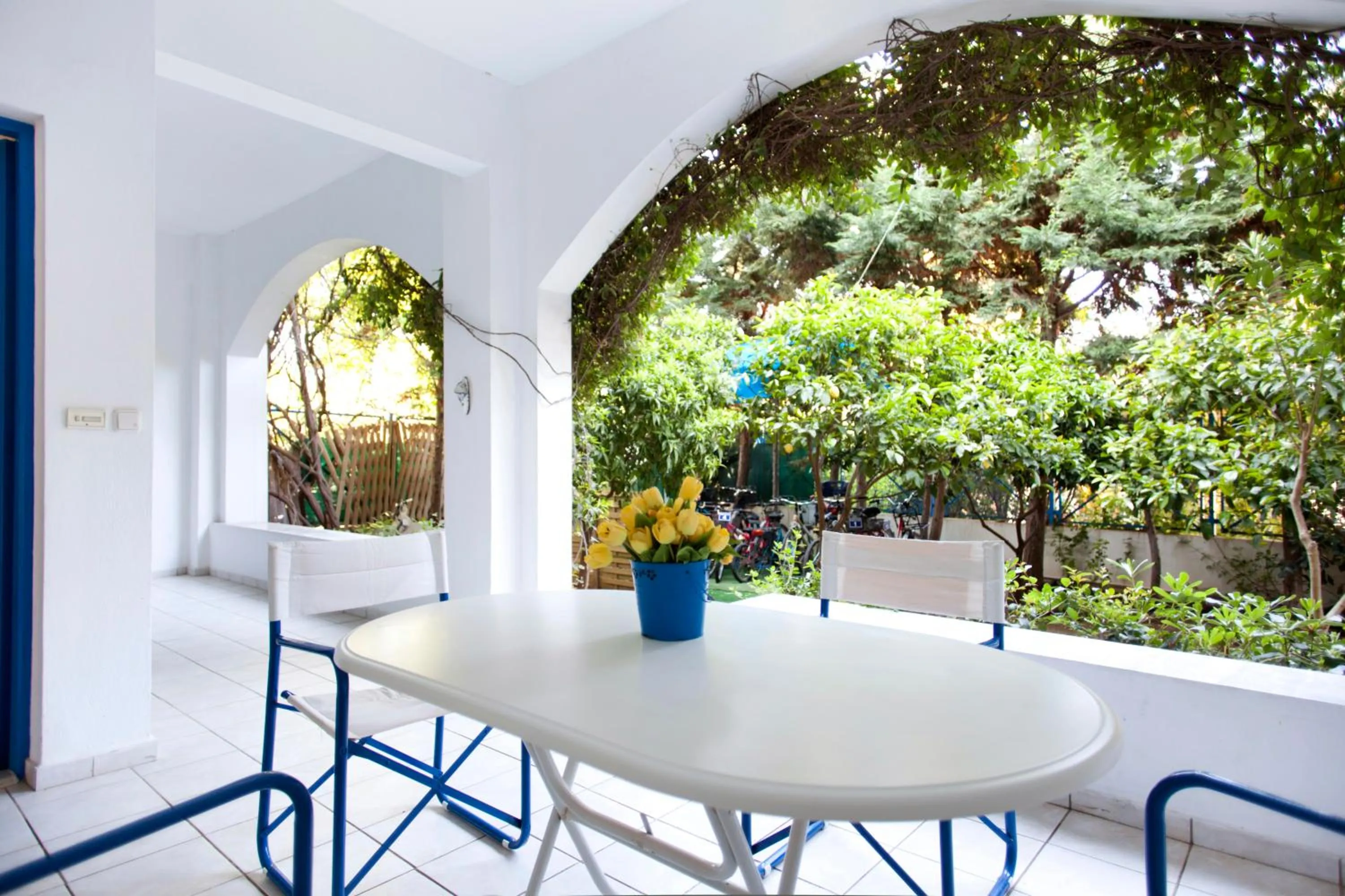 Balcony/Terrace in Daphne's Club Hotel Apartments