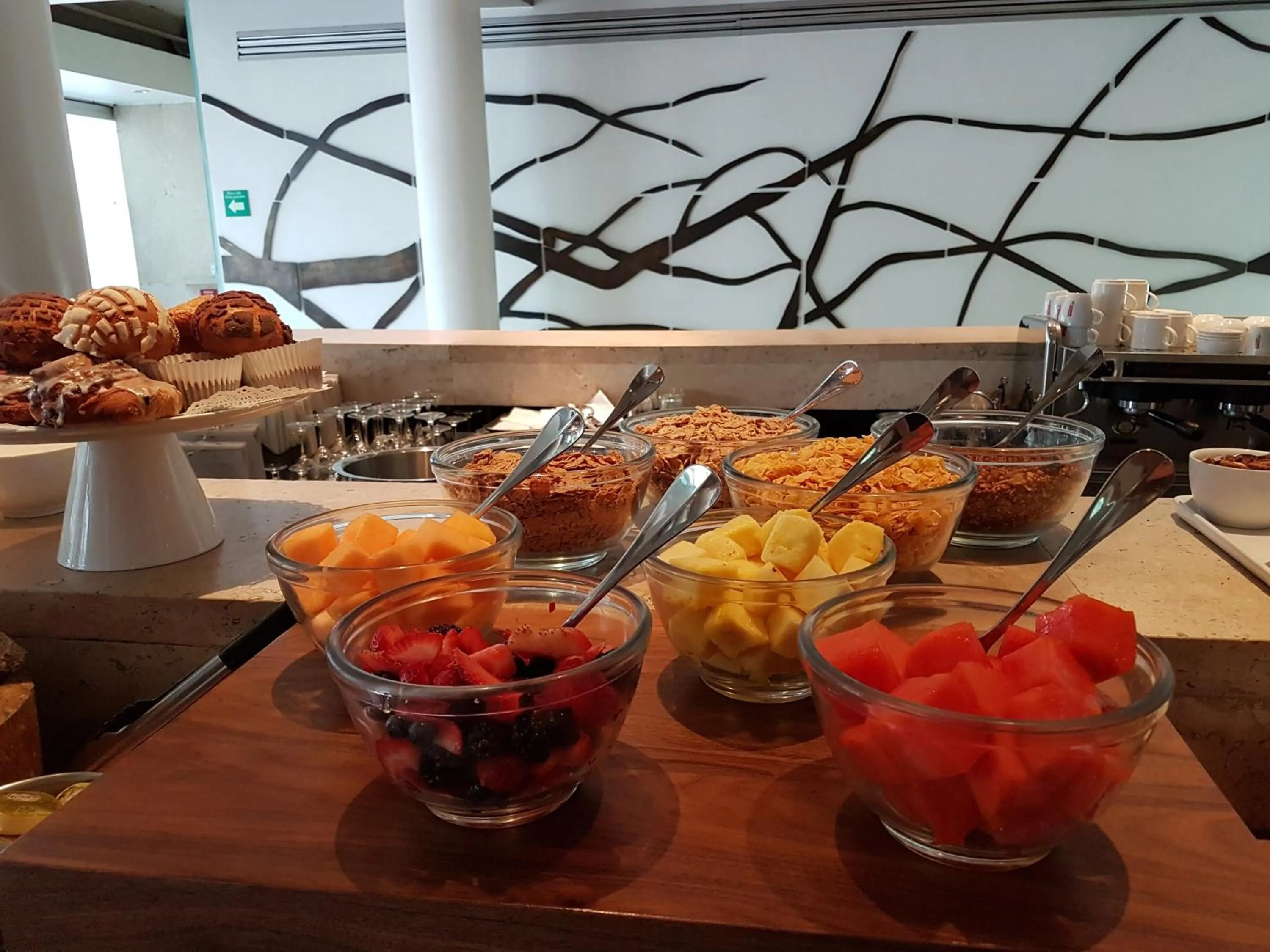 Continental breakfast in Habita, Mexico City, a Member of Design Hotels