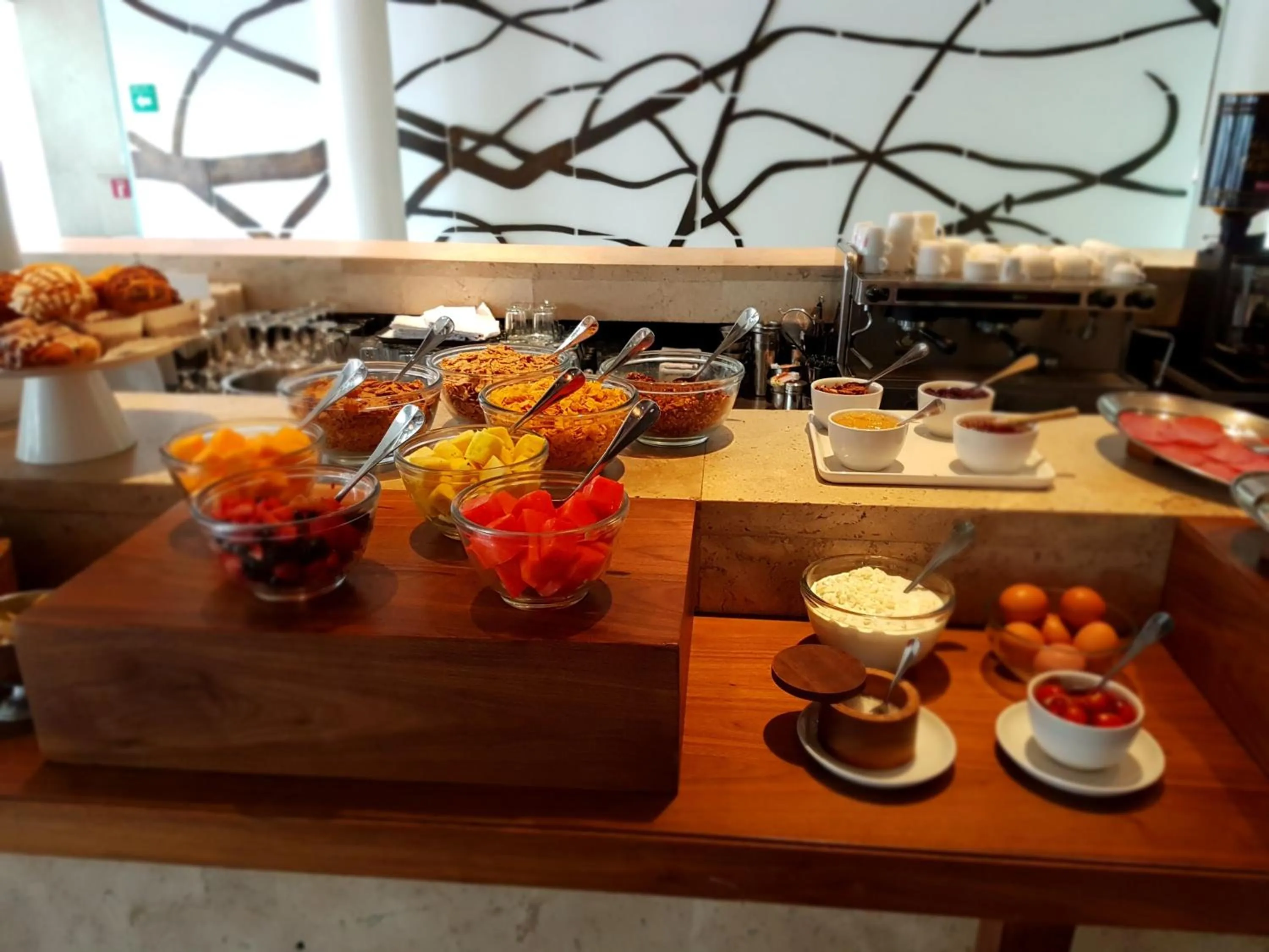 Continental breakfast in Habita, Mexico City, a Member of Design Hotels