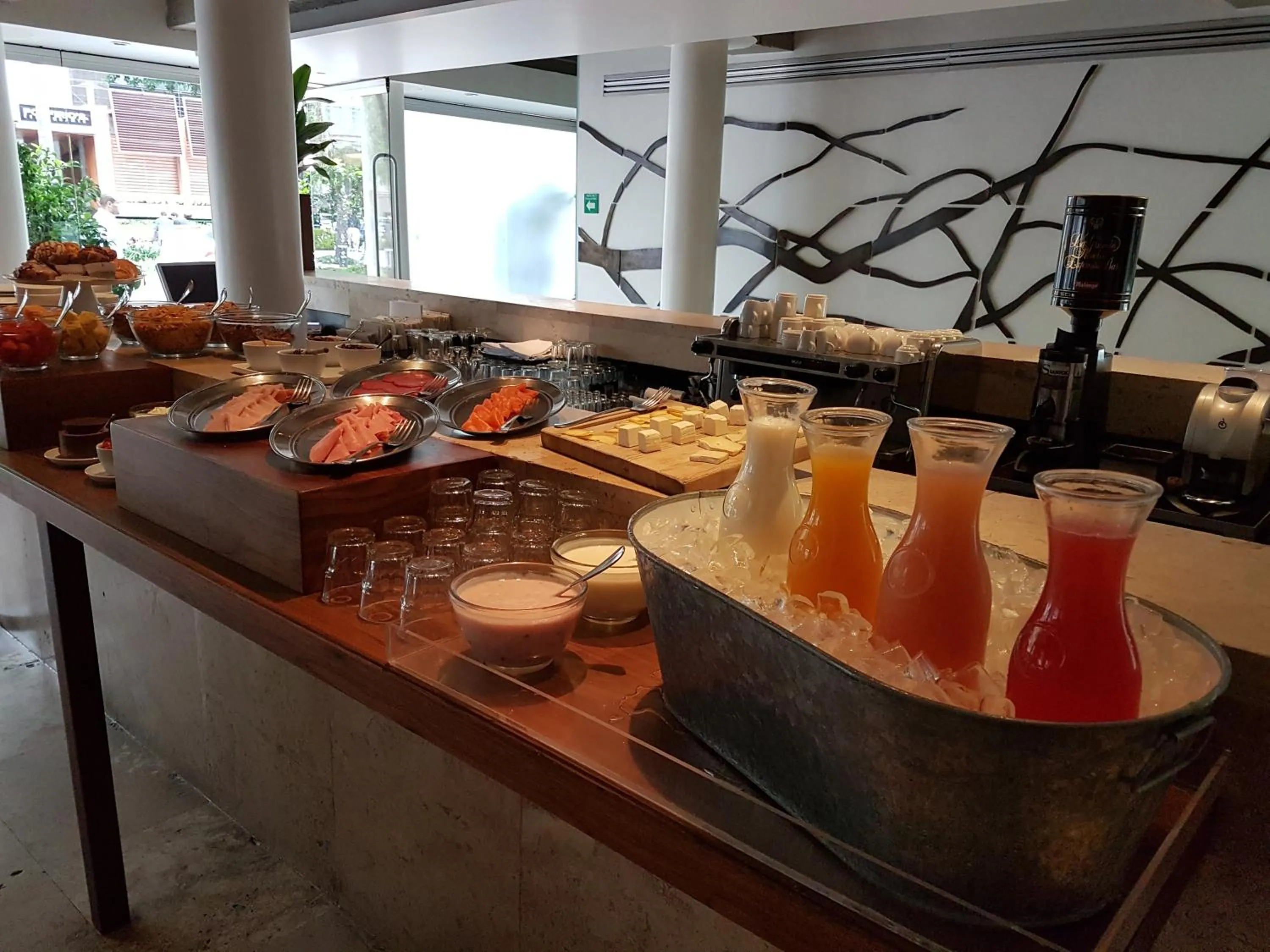 Continental breakfast in Habita, Mexico City, a Member of Design Hotels