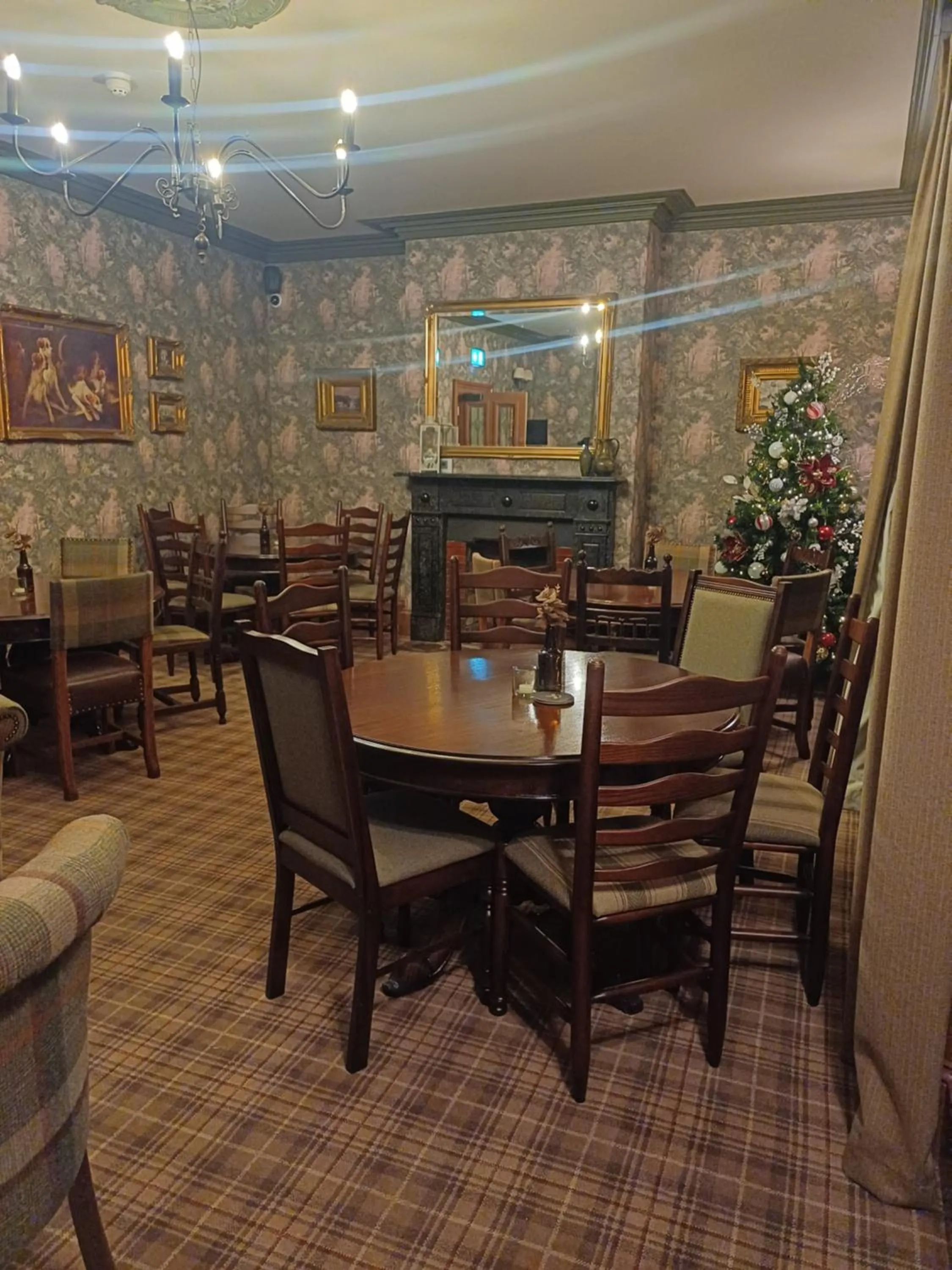 Dining area in Fox and Pheasant Inn