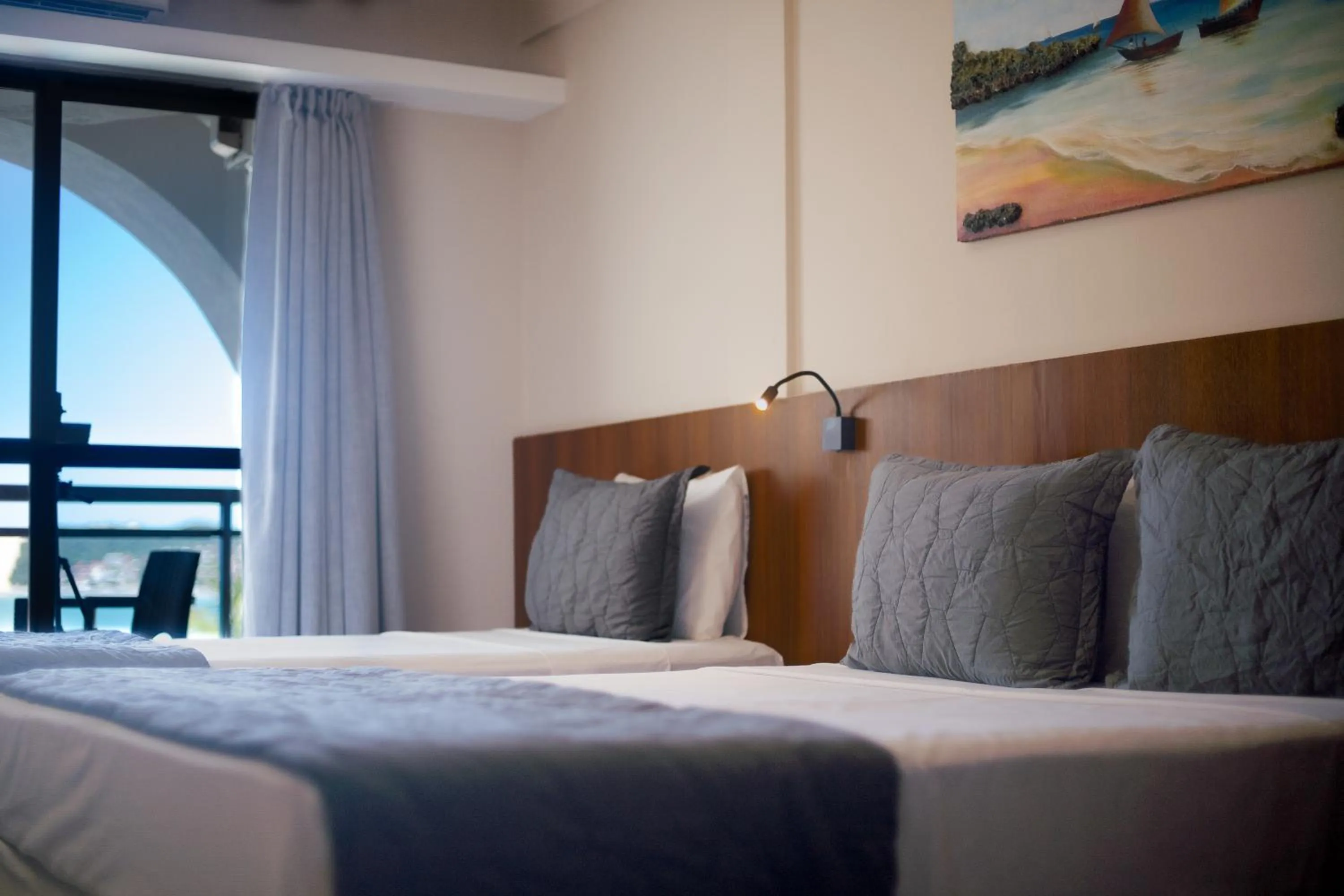 Bedroom, Bed in Hotel Costa do Atlantico