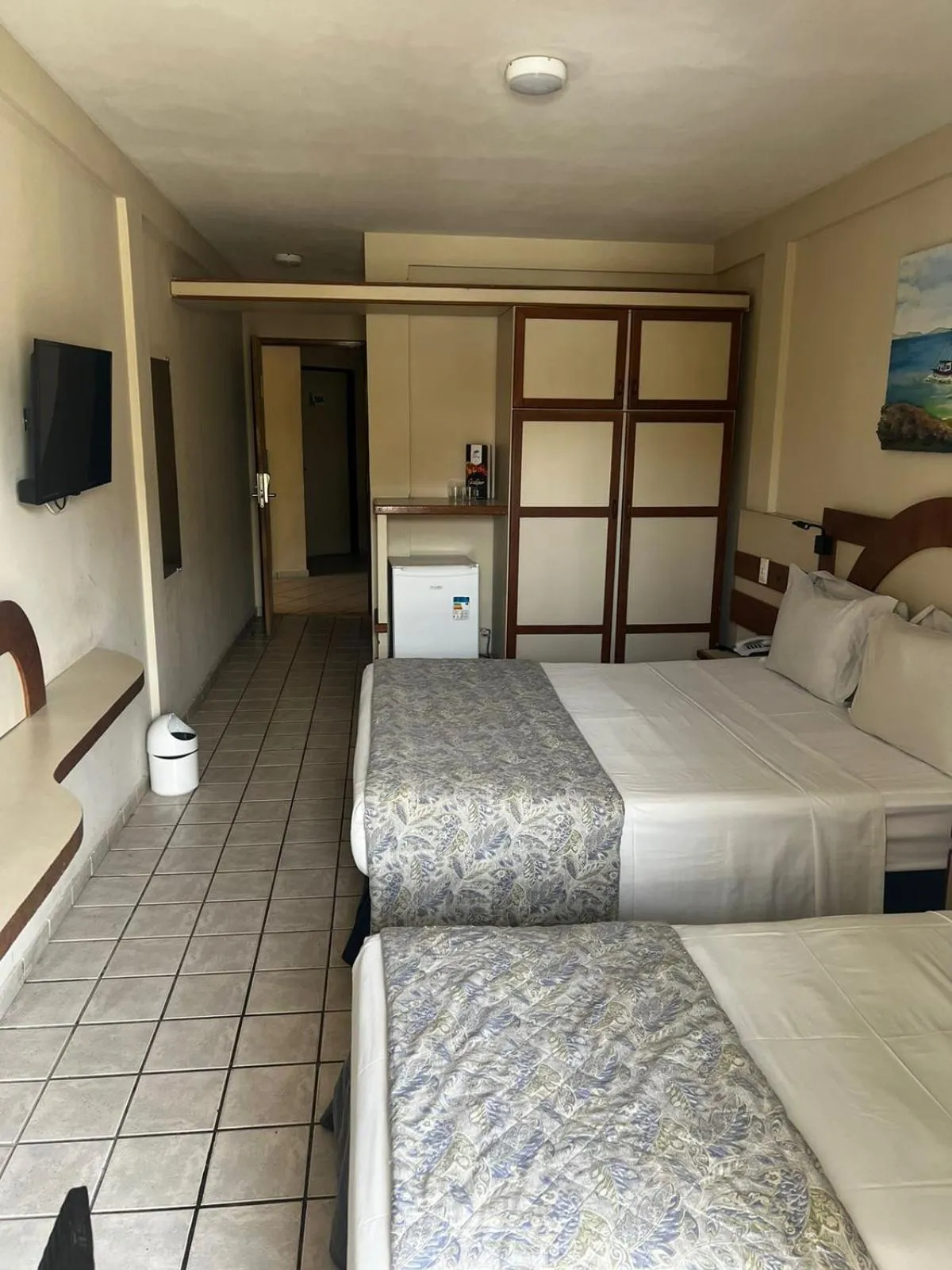 Bed in Hotel Costa do Atlantico