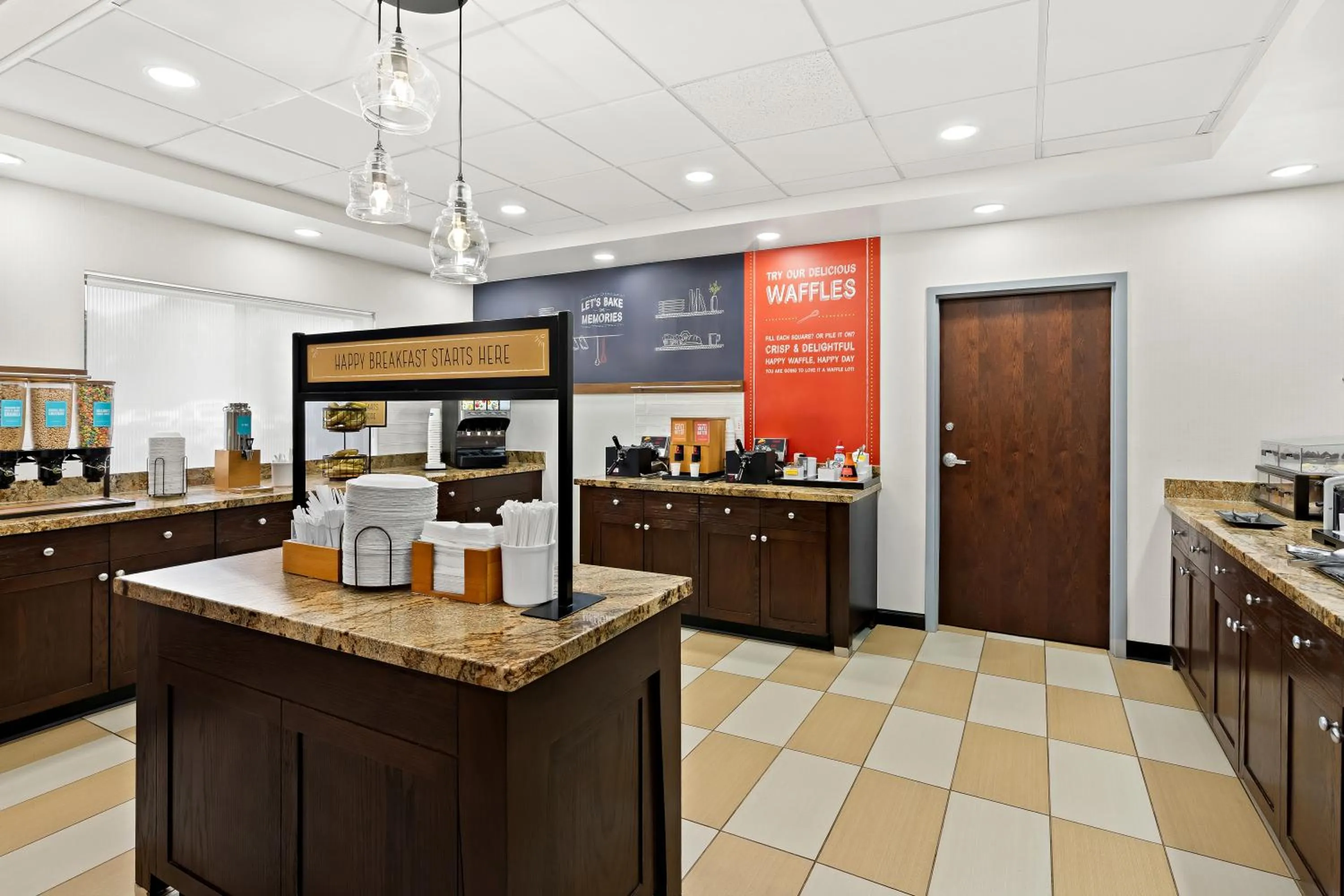 Breakfast in Hampton Inn Provo