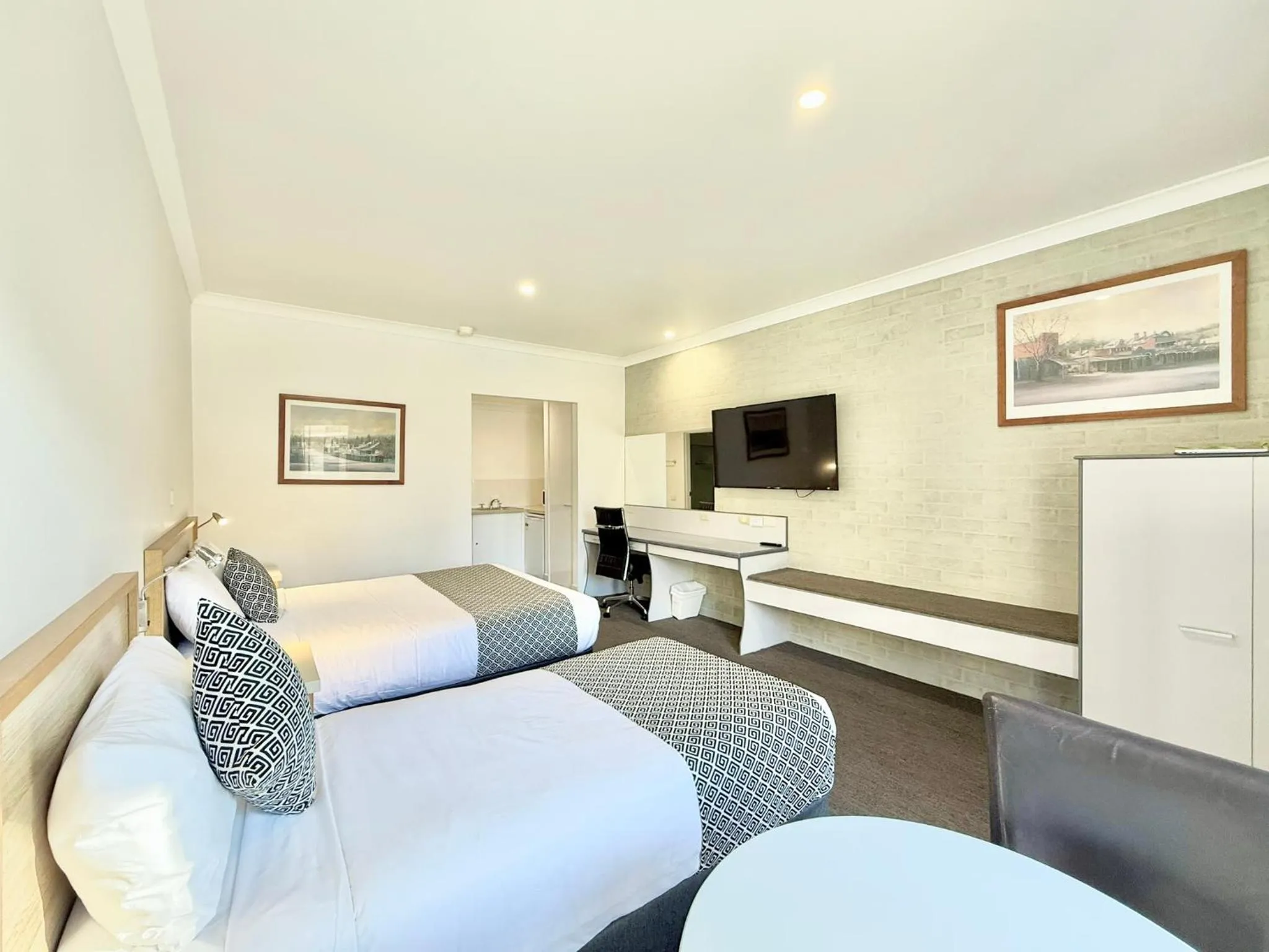 Bedroom, Bed in Albury Paddlesteamer