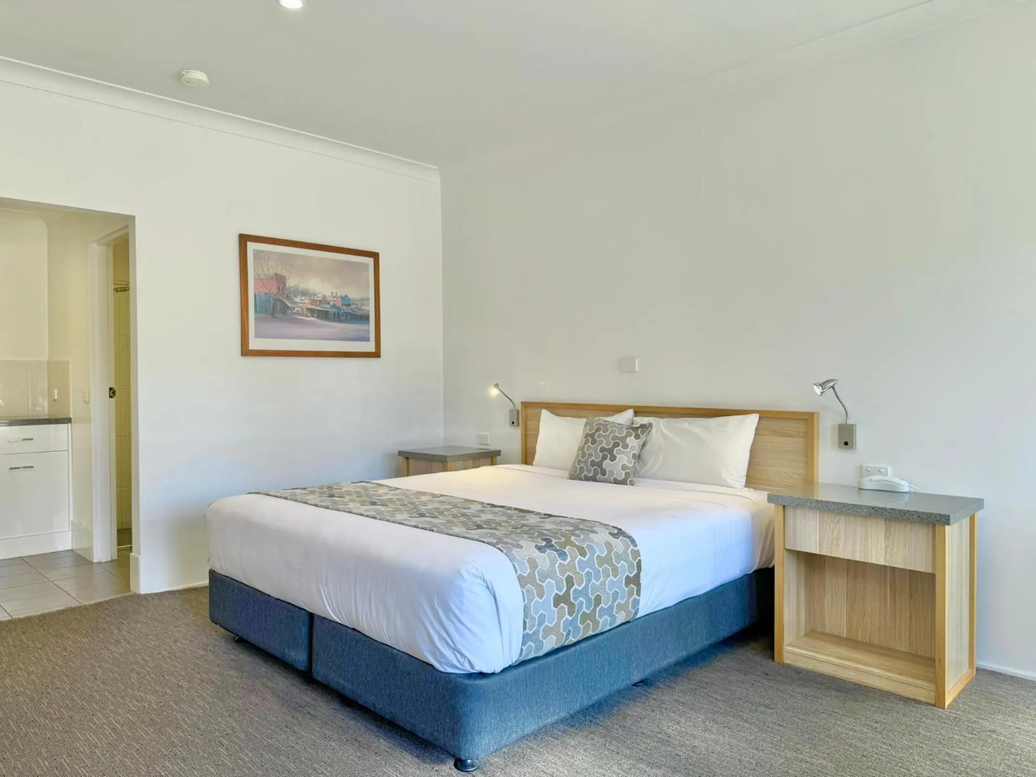 Bedroom, Bed in Albury Paddlesteamer