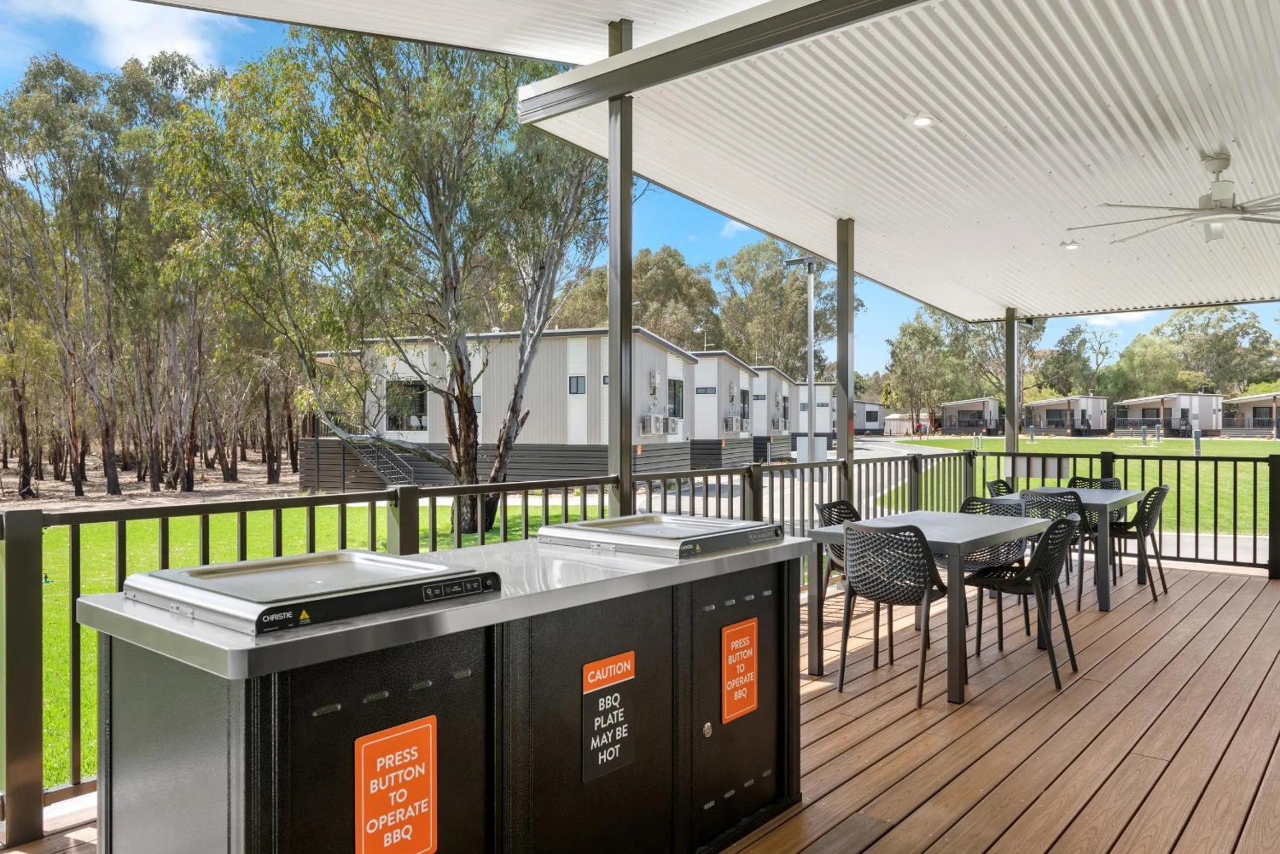 BBQ facilities in Discovery Parks - Echuca