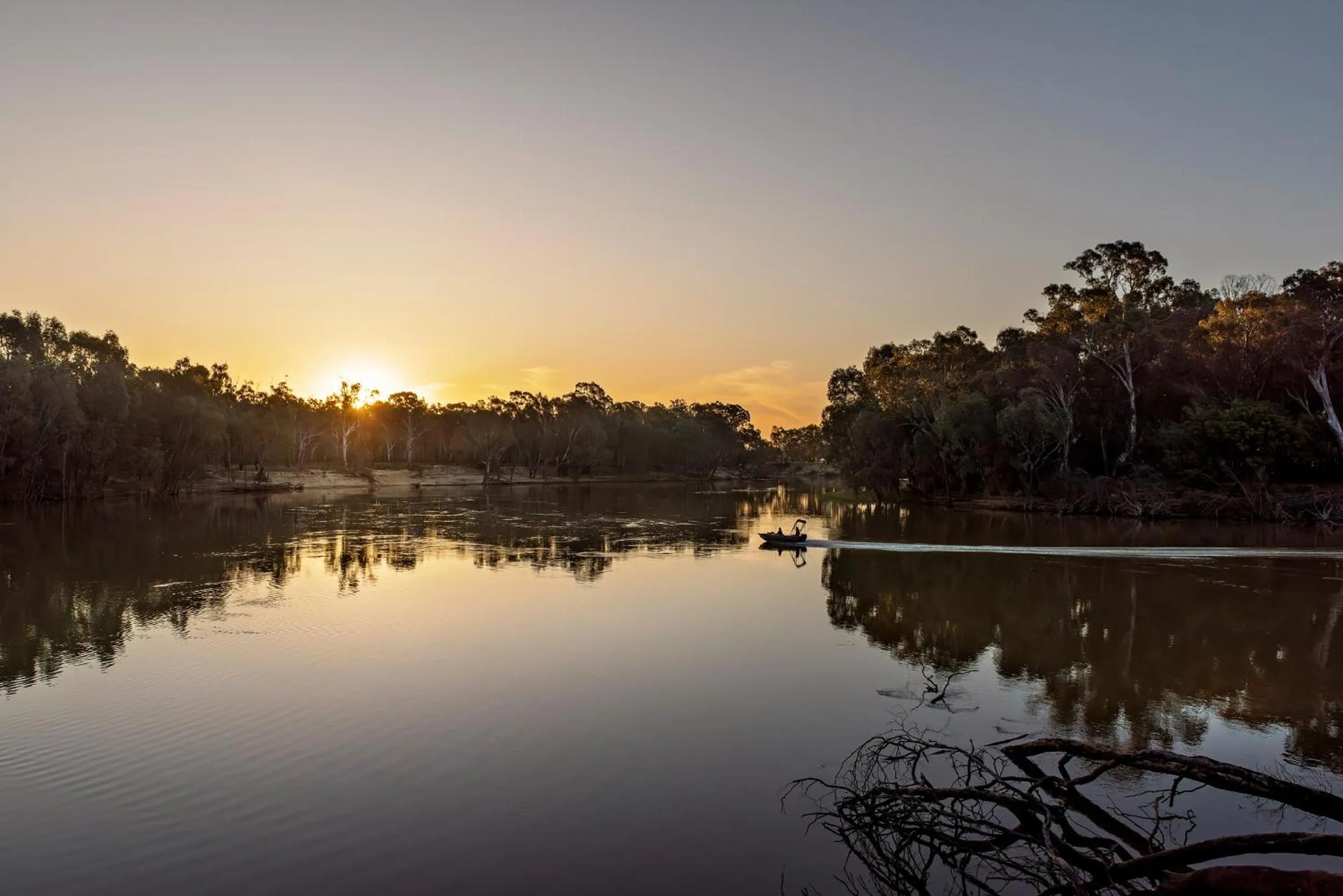Natural landscape in Discovery Parks - Echuca