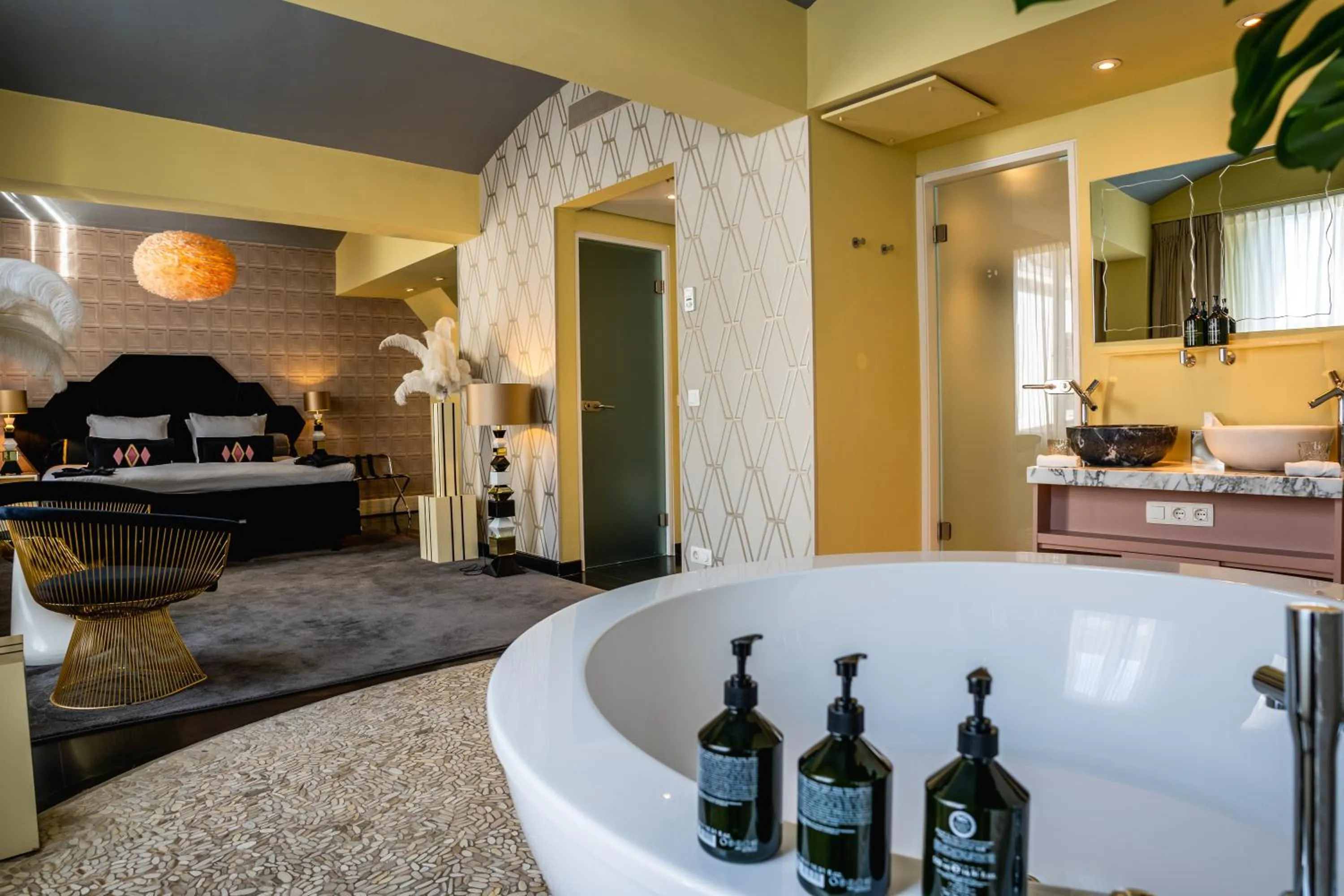 Bed in Librije's Hotel