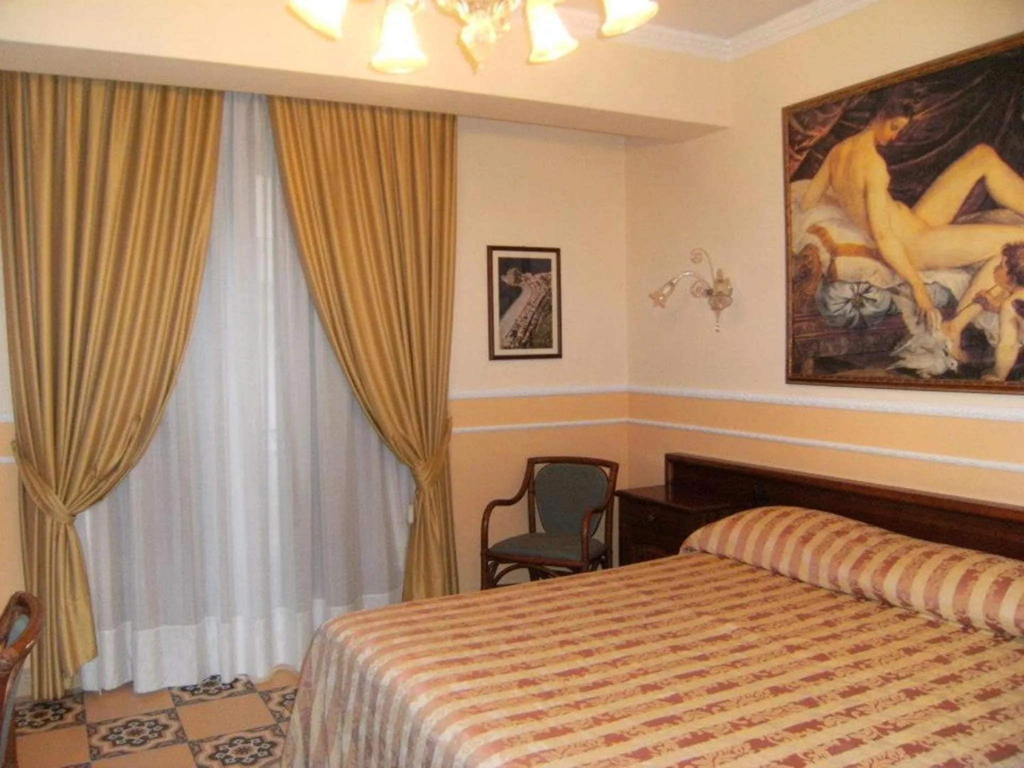 Bed in Hotel U' Bais